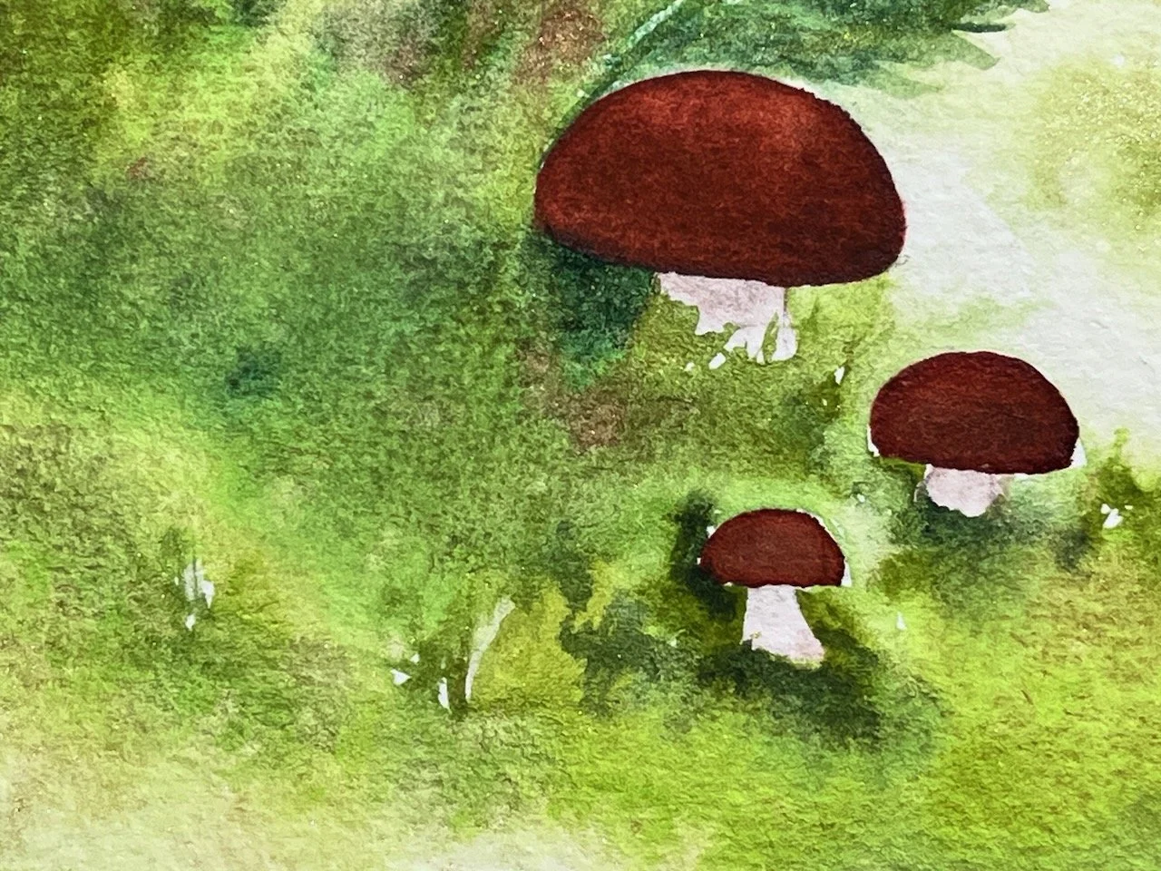 Katrina-Meister-Red-nuthatch-mushroom-watercolor-painting-detail3.jpeg