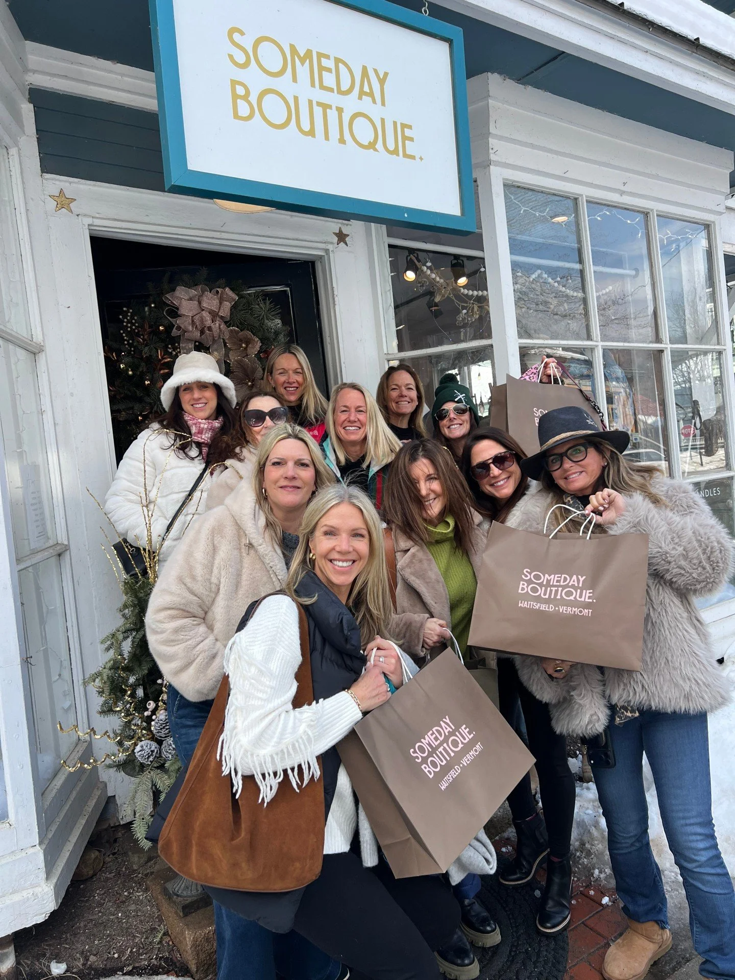 What's a bachelorette party without prosecco and a stop at Someday Boutique? 🥂

This weekend, we had the pleasure of spending time with these lovely ladies from Newburyport, MA, who came by to shop with us. And a shopping trip turned into a little c