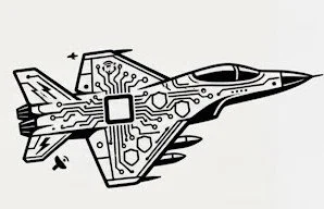Technical icon representing High-Reliability (Hi-Rel) PCB assembly for aerospace and defense, emphasizing AS9100 and NADCAP compliance.
