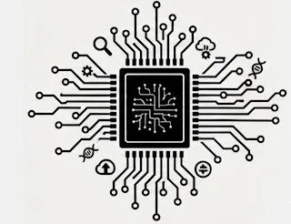 Specialized icon for Advanced Micro-Electronics and High-Mix Low-Volume (HMLV) SMT production, representing high-density component placement and NPI engineering.