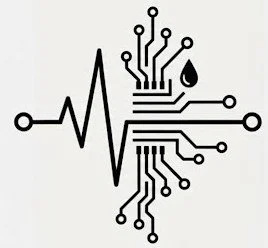 Technical logo for Medical Device Electronics (MedTech) manufacturing, highlighting ISO 13485 quality management systems and cleanroom assembly.
