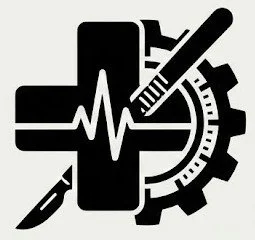 A black and white icon of a logistics truck with a globe and distribution arrows, representing the supply chain and medical device manufacturing sector in the Minneapolis "Medical Alley".