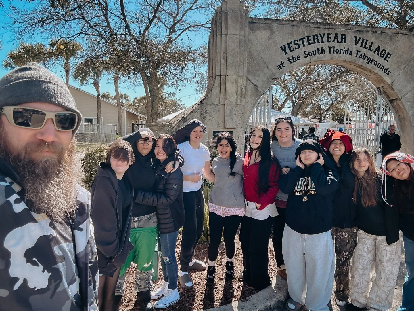 Fair day with these gremlins. 🎡🎢