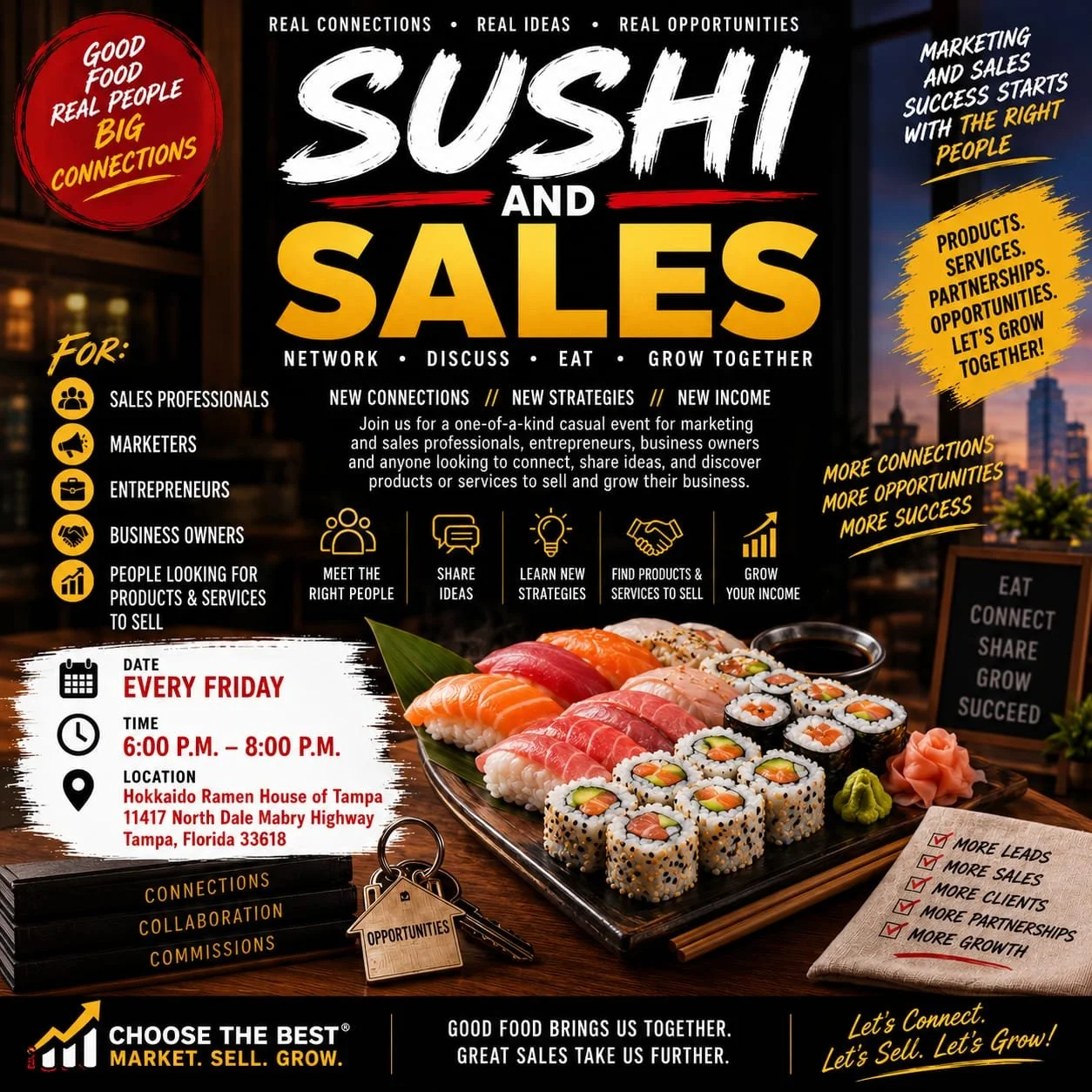 Sushi & Sales Business Networking Dinner
