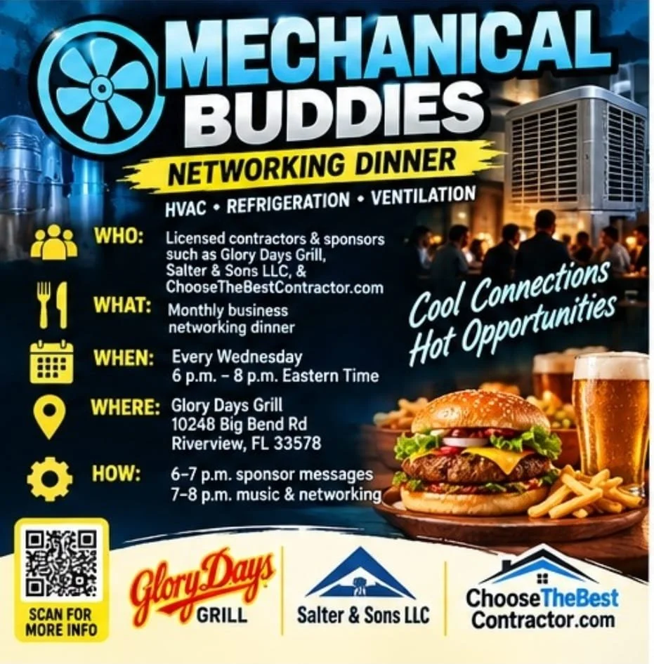 Mechanical Buddies – HVAC & Mechanical Contractor Networking Dinner