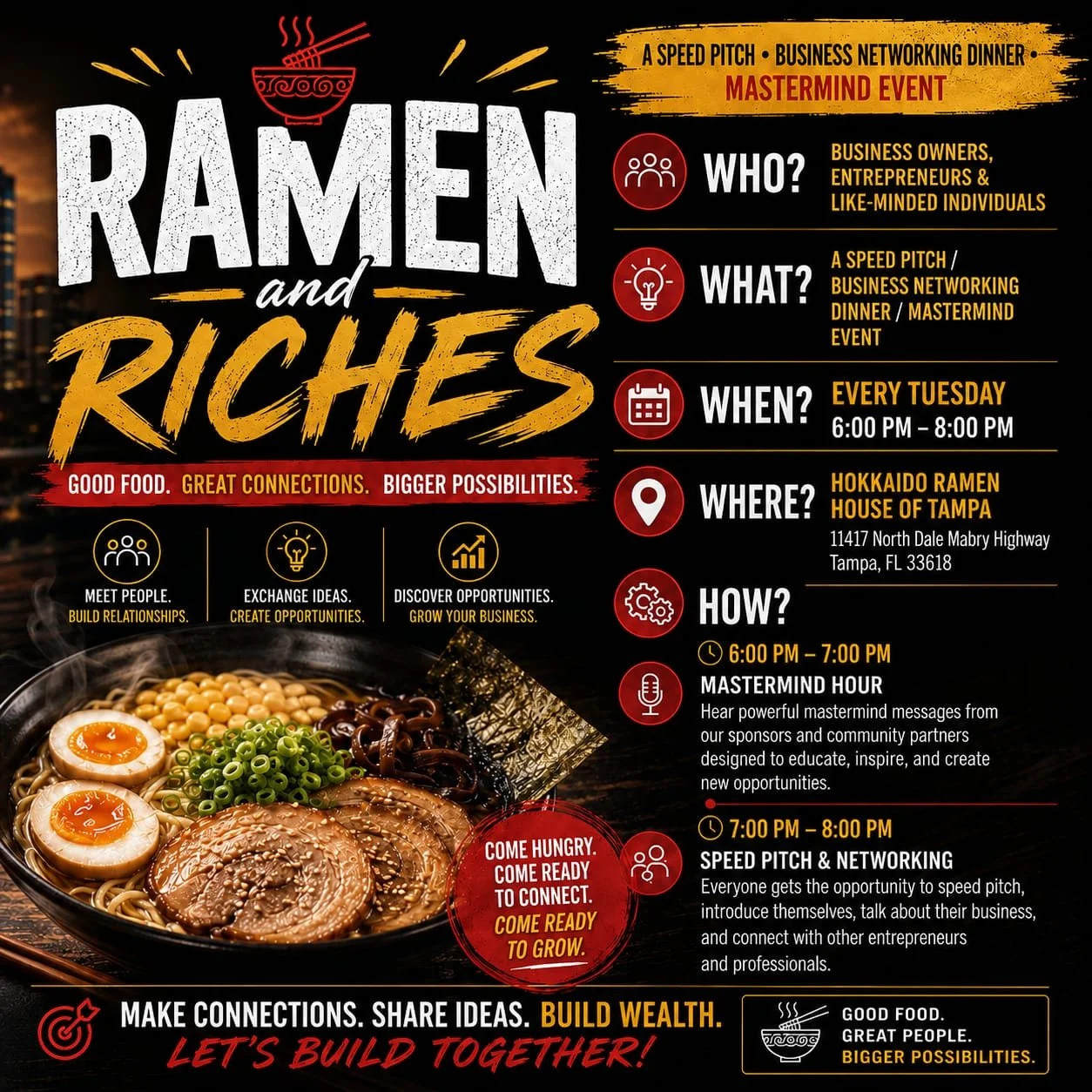 Ramen & Riches Mastermind
