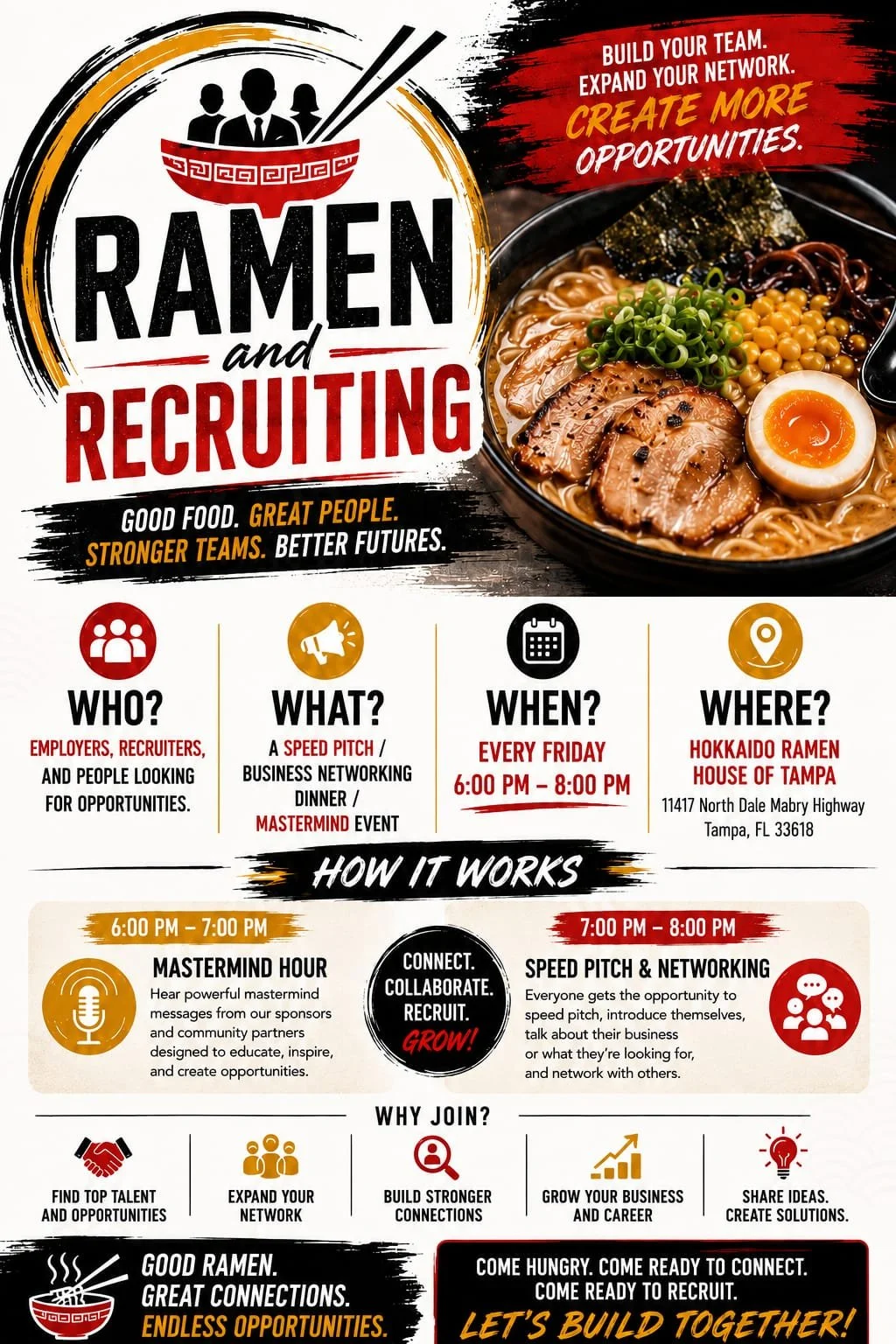 Ramen & Recruiting Recruitment
