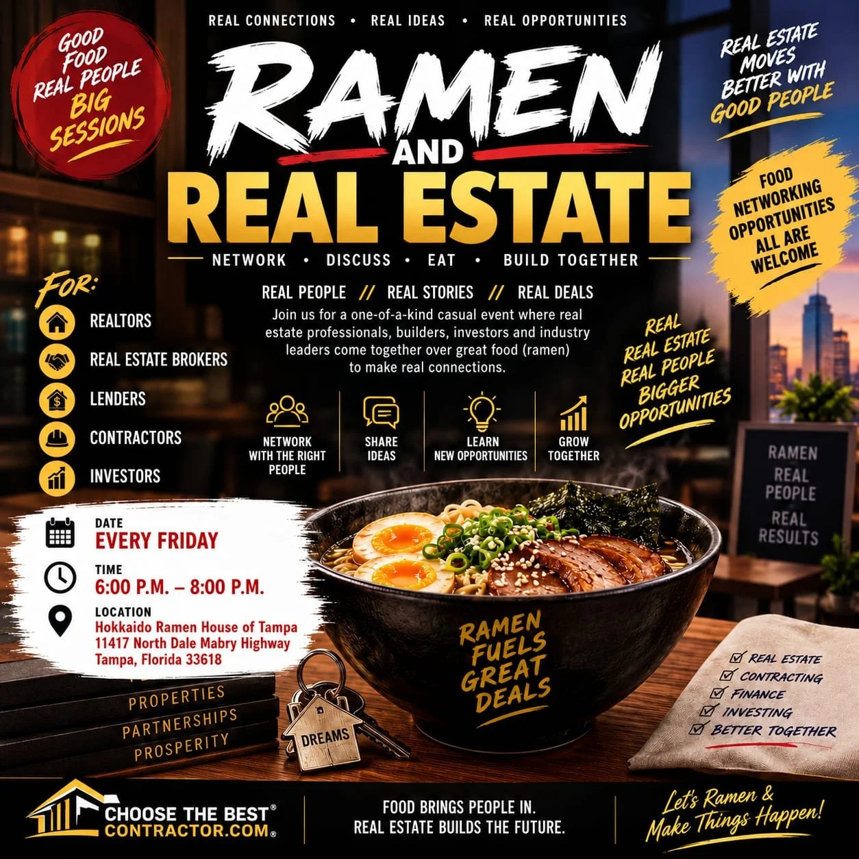 Ramen & Real Estate – Business Networking Dinner
