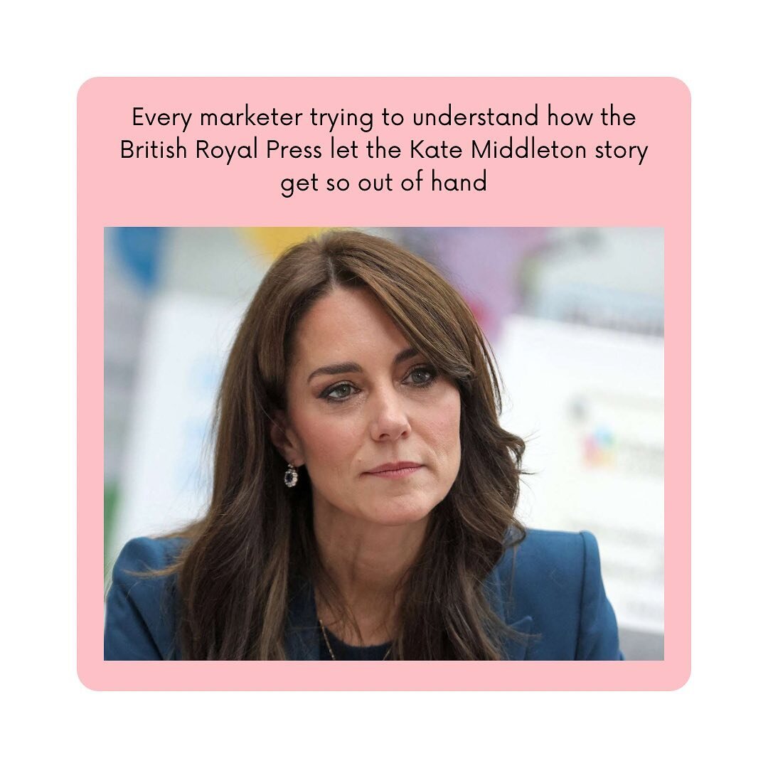 Where is their PR person?? 
&bull;
&bull;
&bull;
#digitalmarketing #katemiddleton #socialmediamarketing