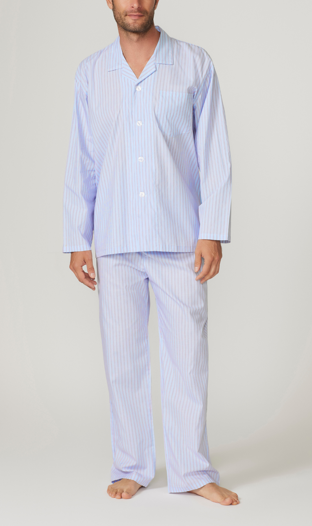 London Stripe Long Sleeve Set