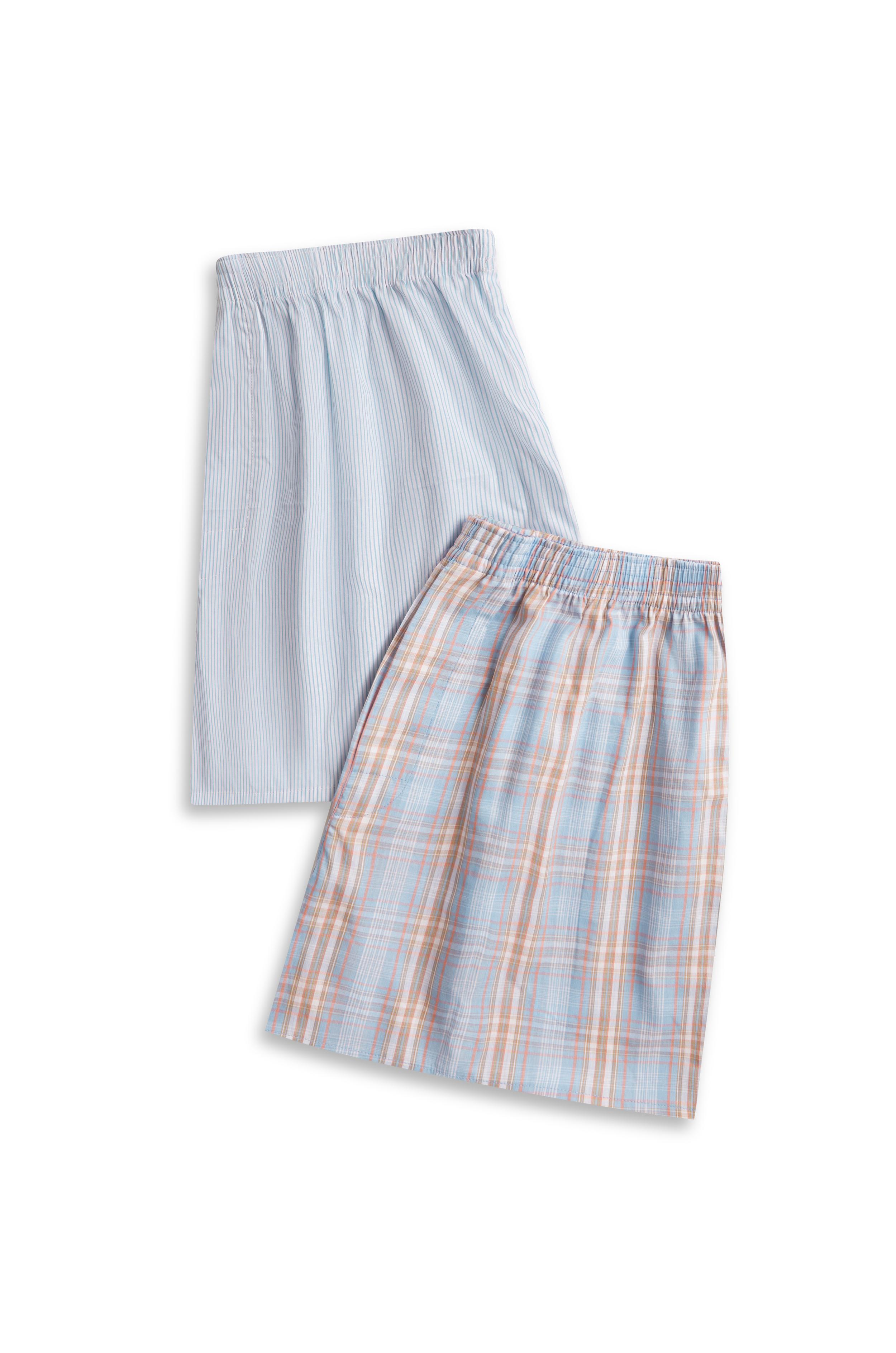 Cotton 2-Pack Check Boxer Shorts