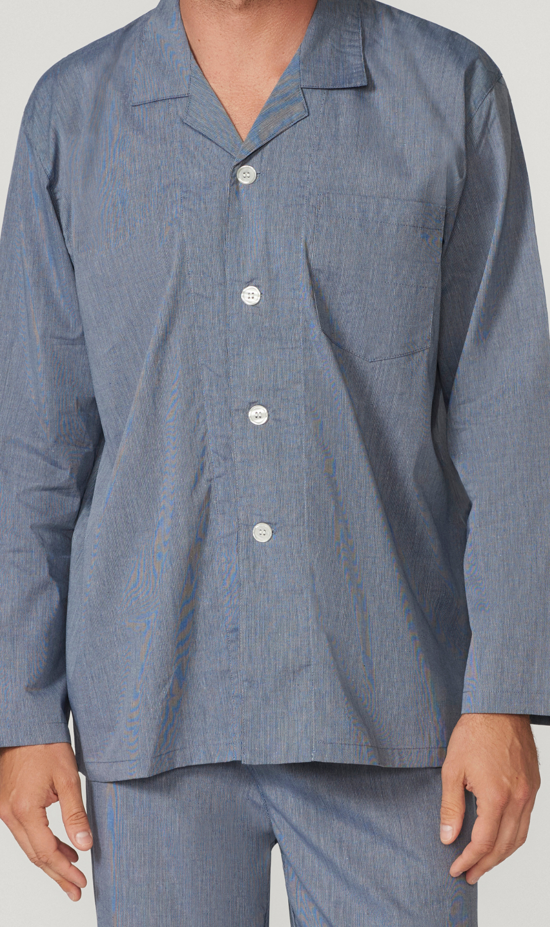 Textured Stripe Long Sleeve Set