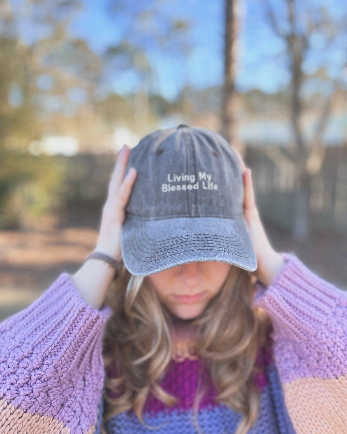 Soft, comfortable, denim washed cap
