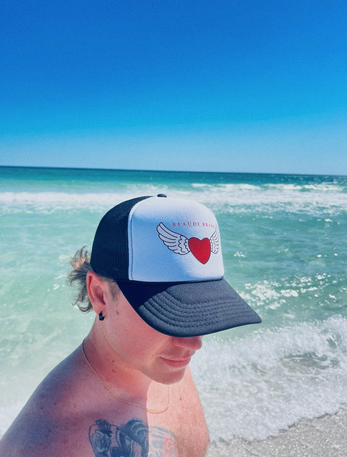 Winged Heart Trucker Cap