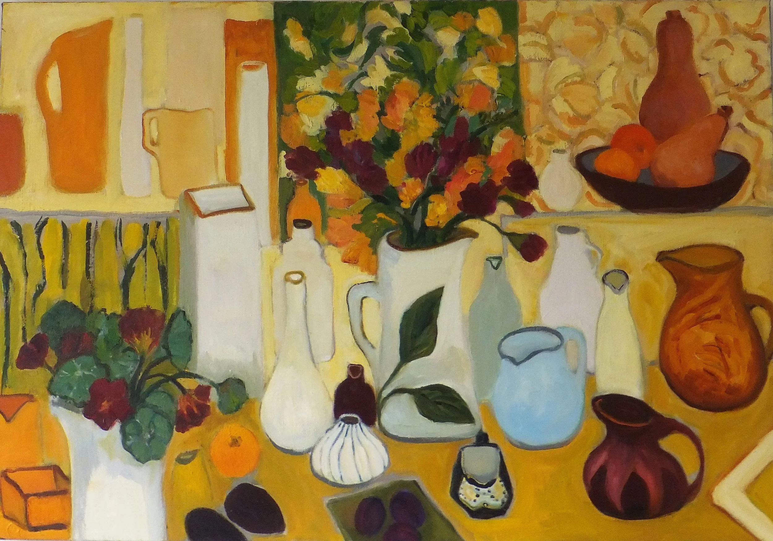 19 SL W Nasturtiums 63 x 91.JPG