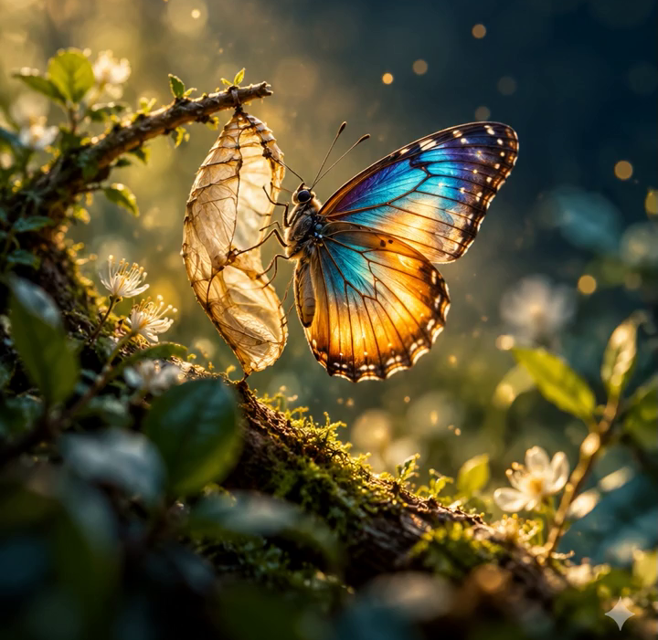 Picture of a colourful butterfly.