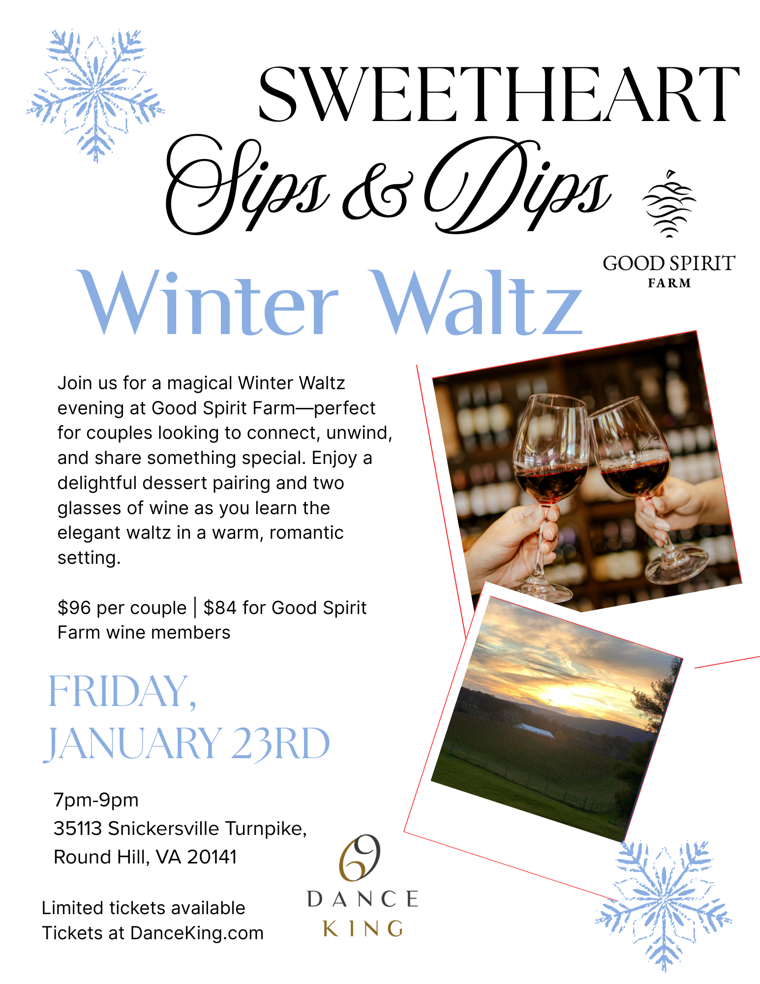 Sweetheart Sips & Dips Winter Waltz 
