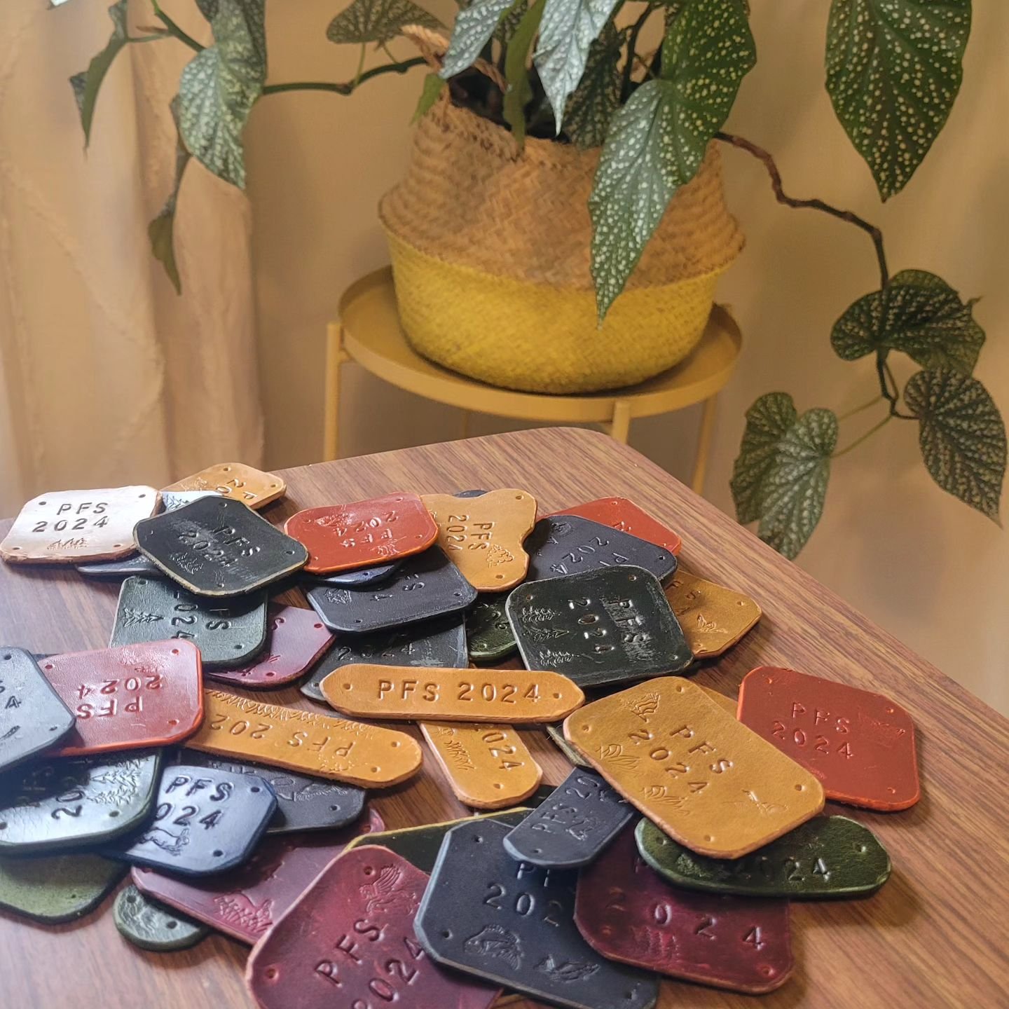 Thank you @oroxleatherco for your generous donation. We crafted some fun Portland Forest School 2024 leather badges for prizes at our Forest School Faire this Saturday. Join us and get one of your own. Students are encouraged to attach them to their 