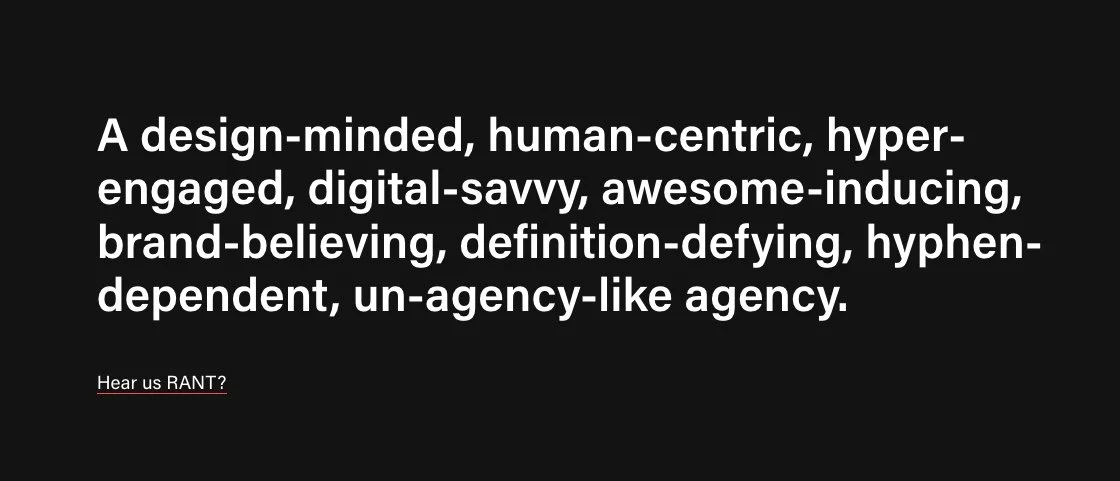 FINE. Be That Way. Brand Quips + Rants.