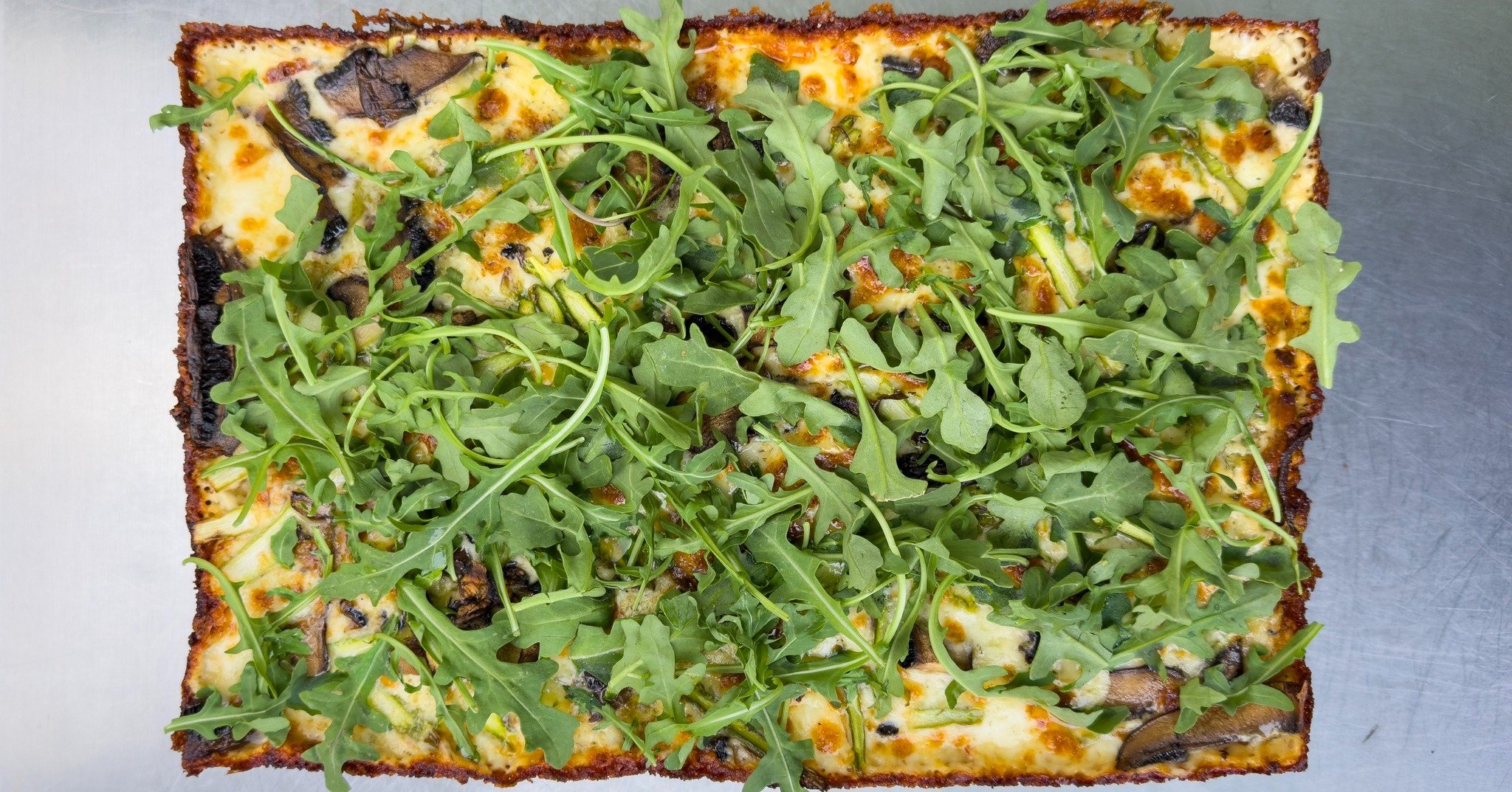 Love long weekends? Love Pizza? What if we said you could have BOTH?! We&rsquo;ll be open all Memorial Day weekend 🔥 

1. 🍄Mushroom Magic Square Pie - A mystical blend of mushrooms, asparagus, and arugula.

2. 🩺The Cure Square Pie- Cured meats gal