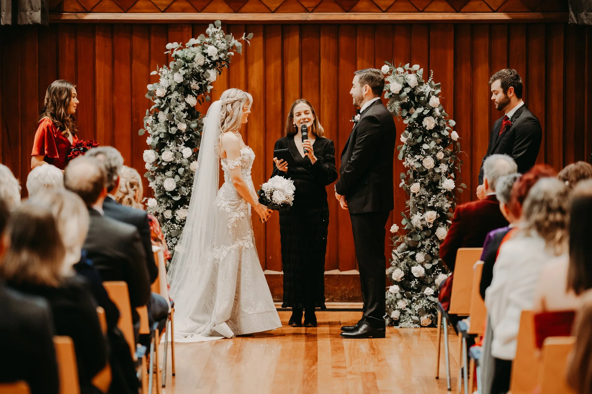 horn arches for church wedding