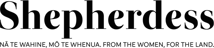 Black background with the word 'Shepherdess' in large, elegant white font.