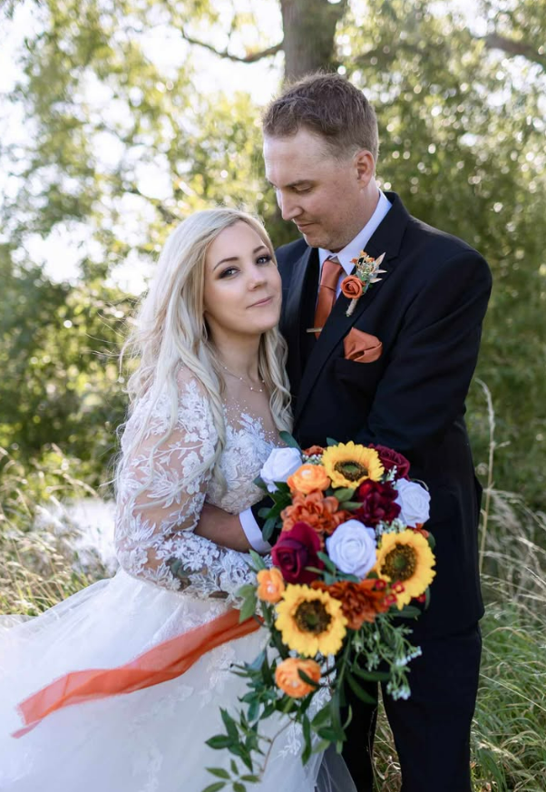 sunflower wedding bridal bouquet