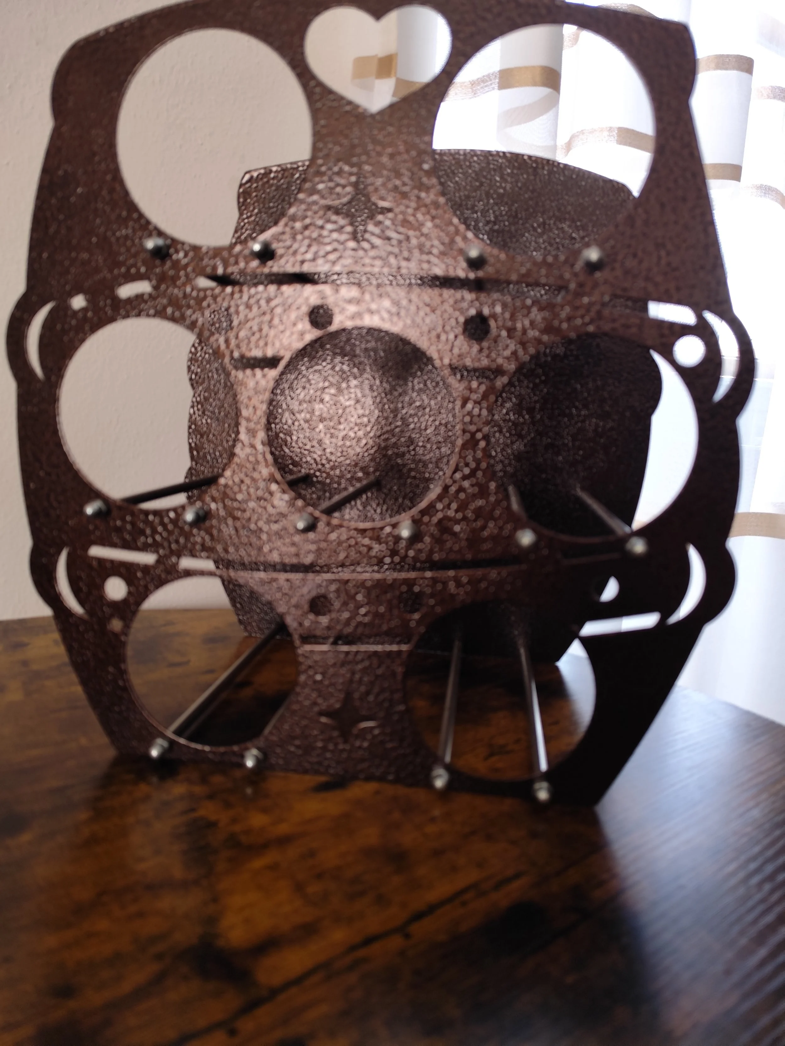 weinregal metall perspektive modernes design