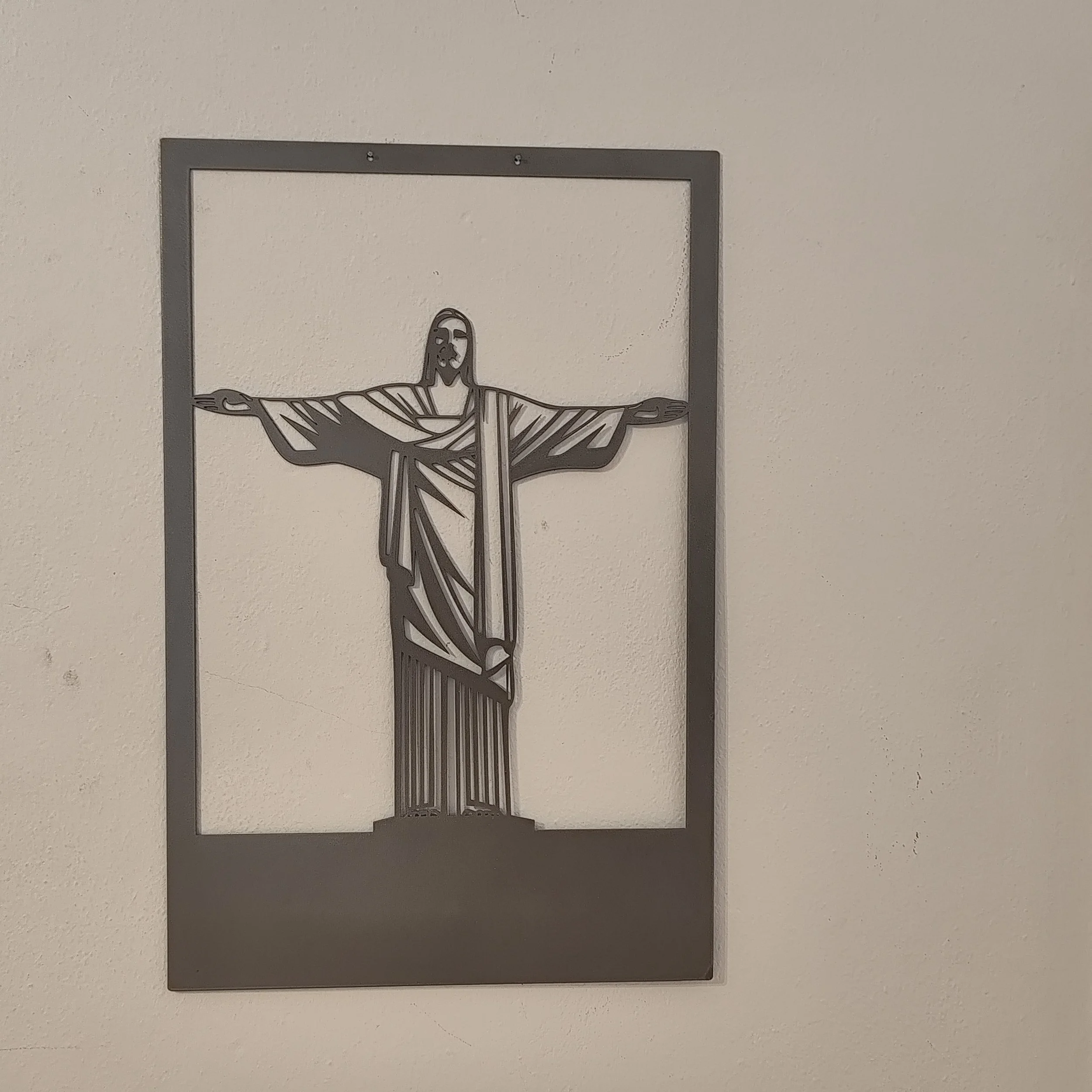 Spirituelle Wandkunst Christus Statue modern Design