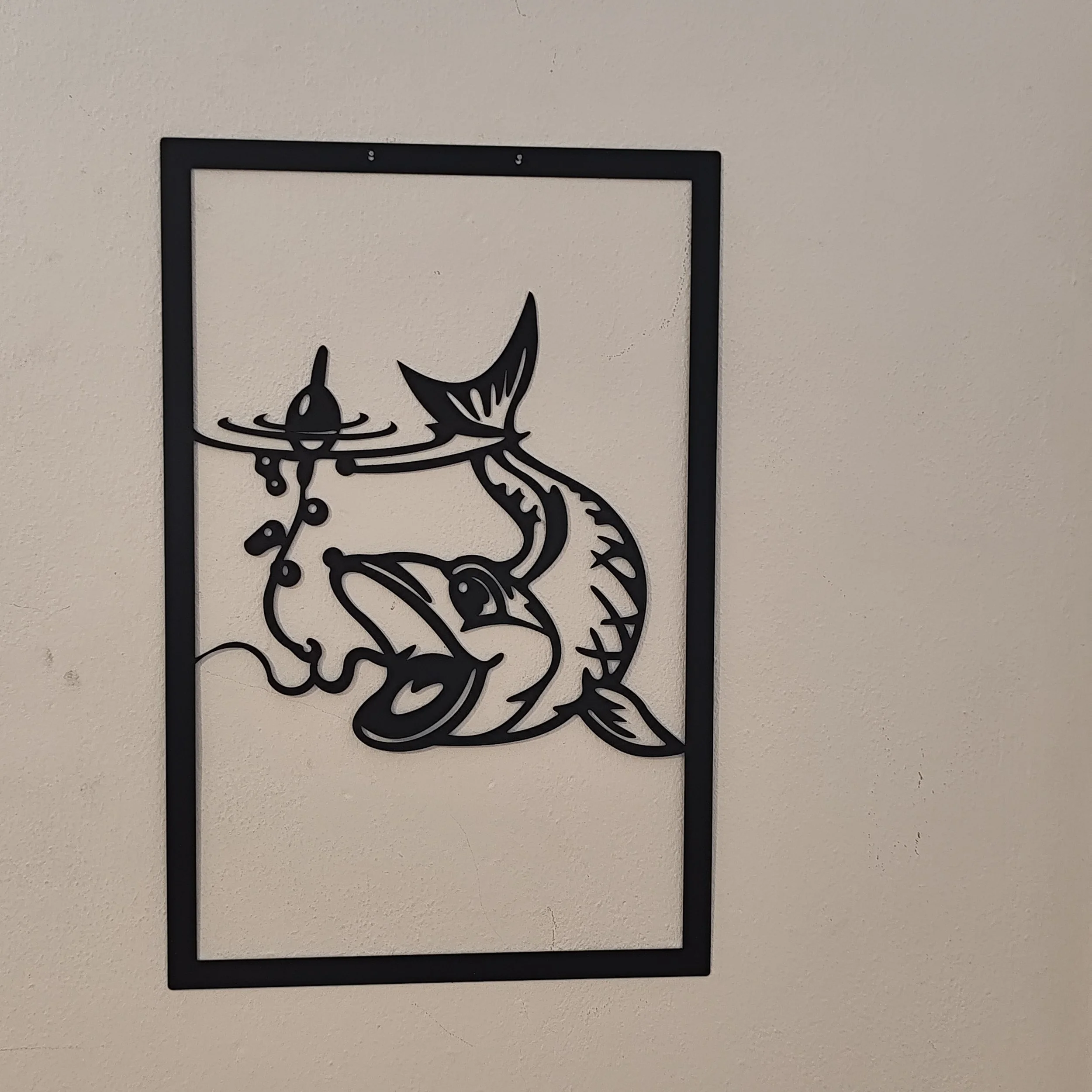 Mädchen auf der Schaukel Metall Wandbild in Anthrazit modernes Design