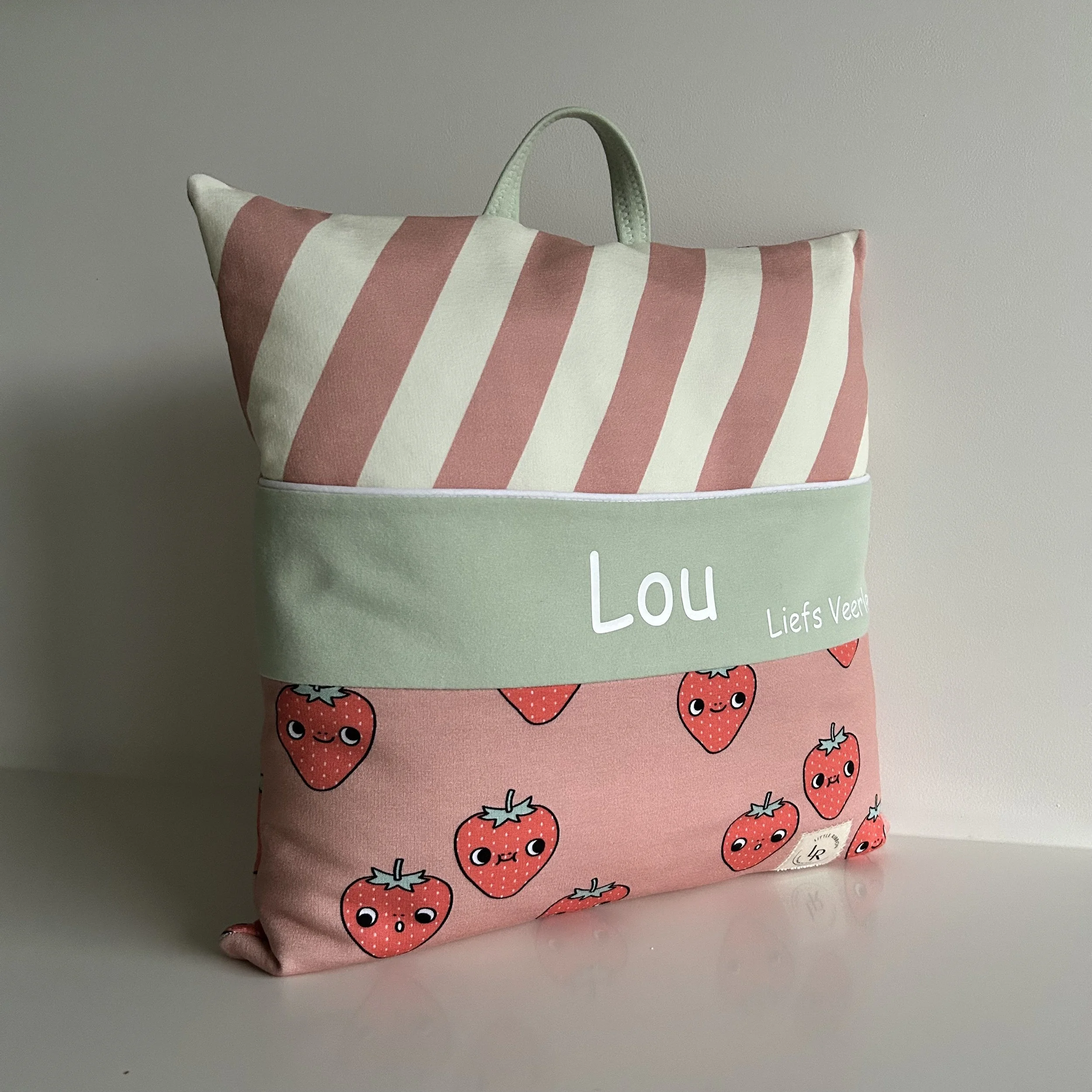 Gepersonaliseerd knuffelkussen