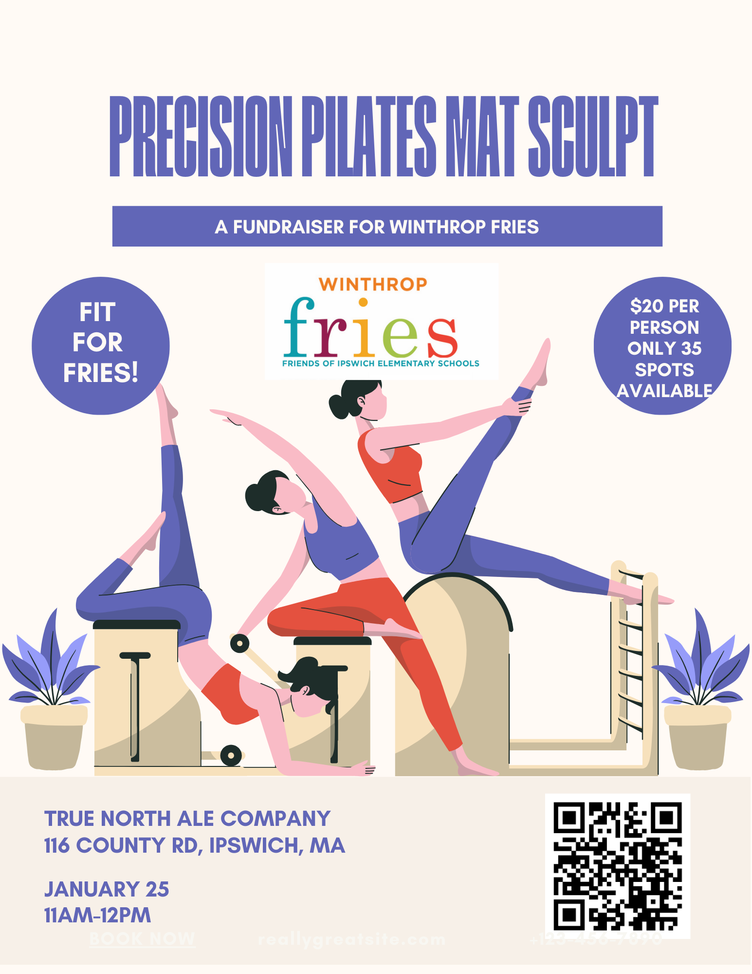 Precision Pilates Mat Sculpt - A “Fit for FRIES” Fundraiser