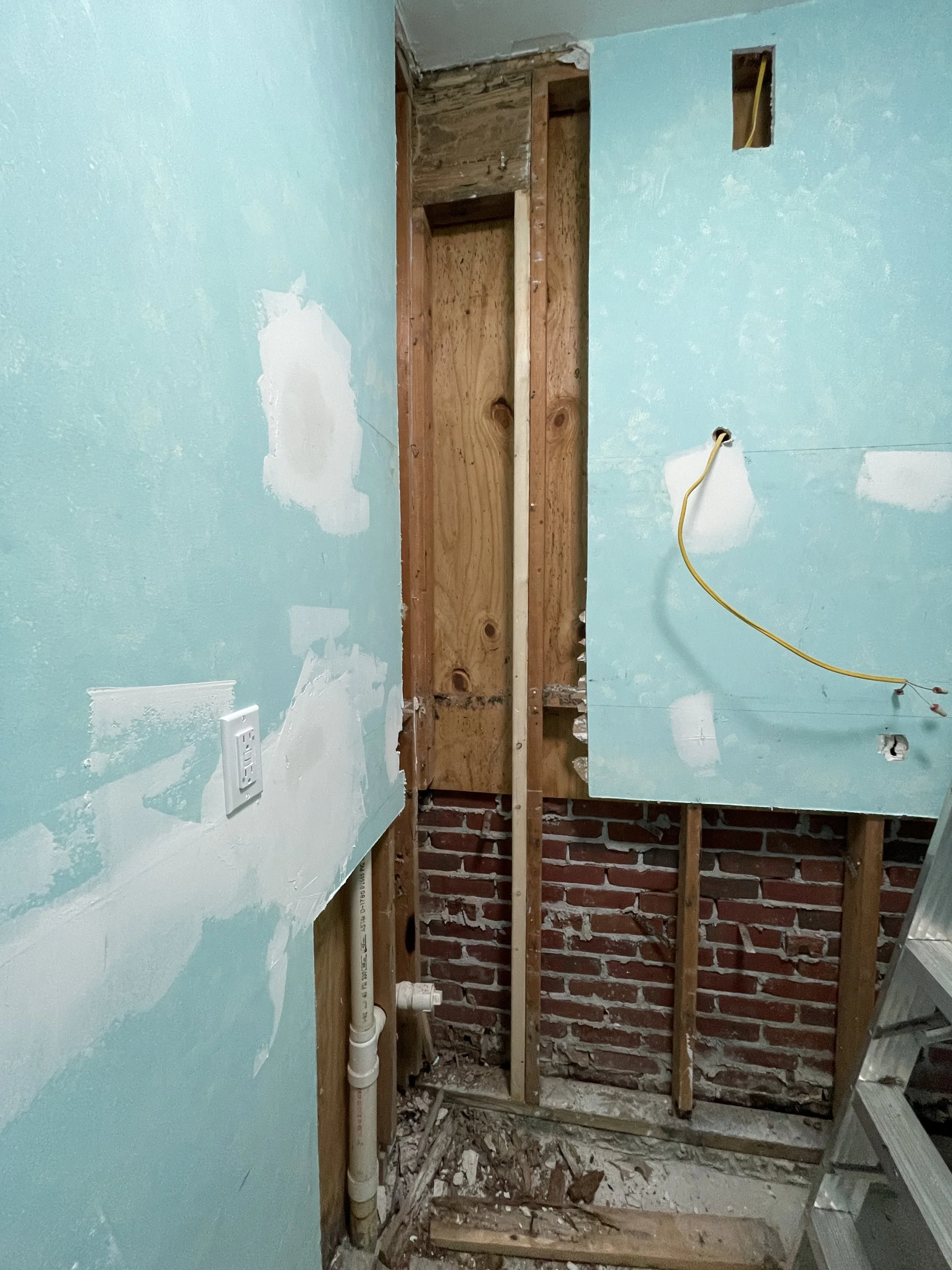 Before - Sheetrock Damage