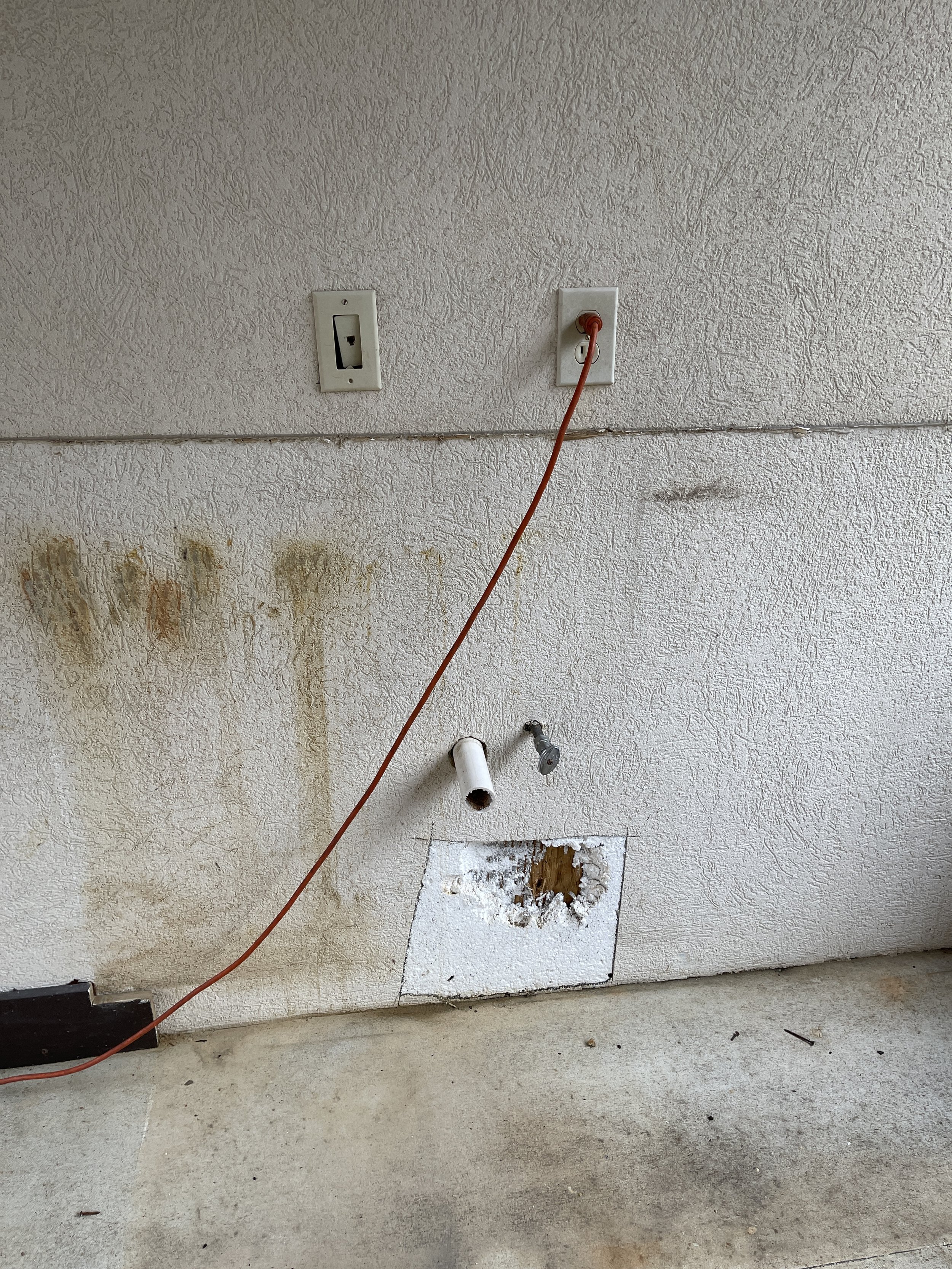 Before - Stucco Damage