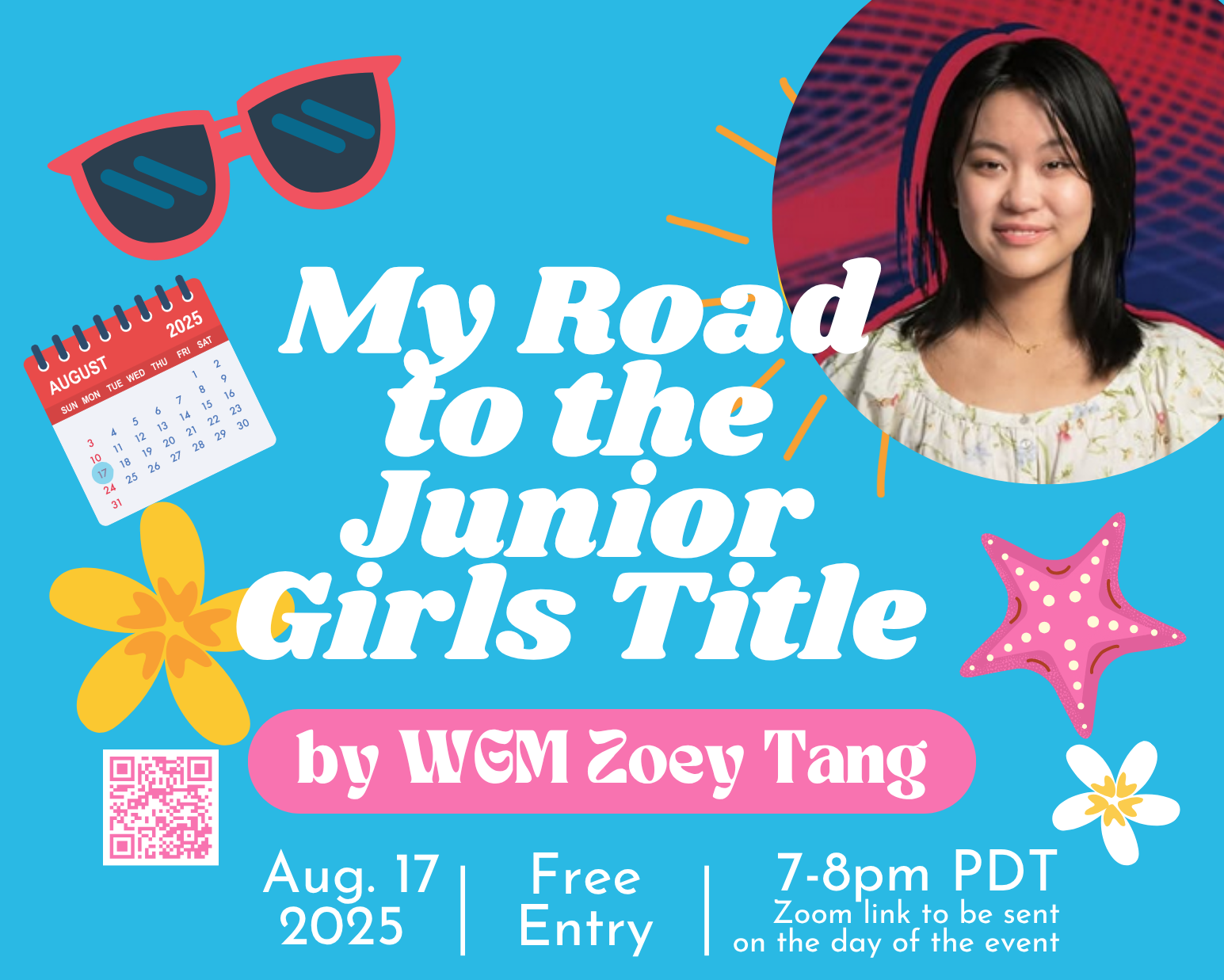 August Webinar with Zoey: My Road to the 2025 Junior Girls Title - Puddletown FREE Webinar