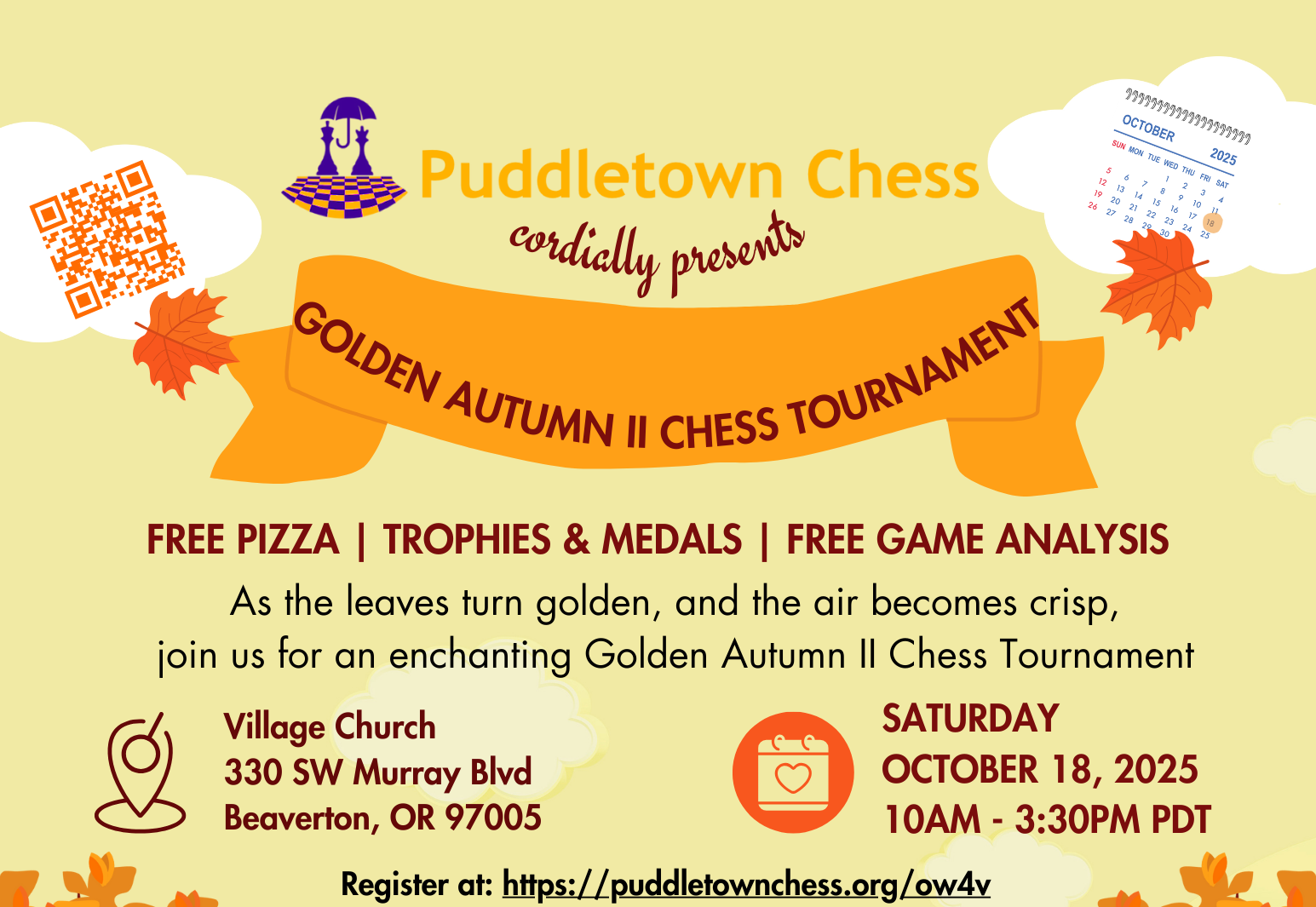 Golden Autumn II Chess Tournament by Puddletown