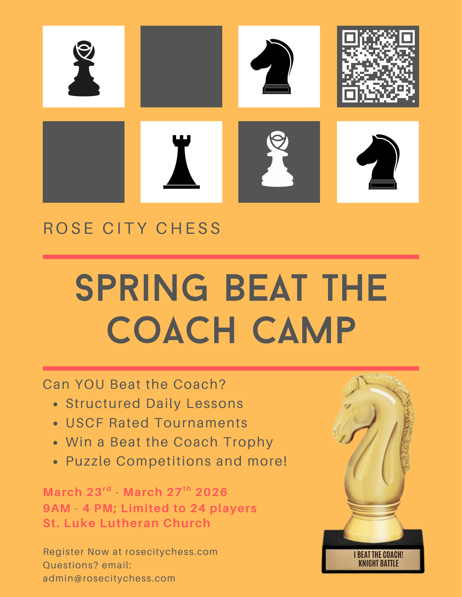 Beat the Coach Spring Break Camp