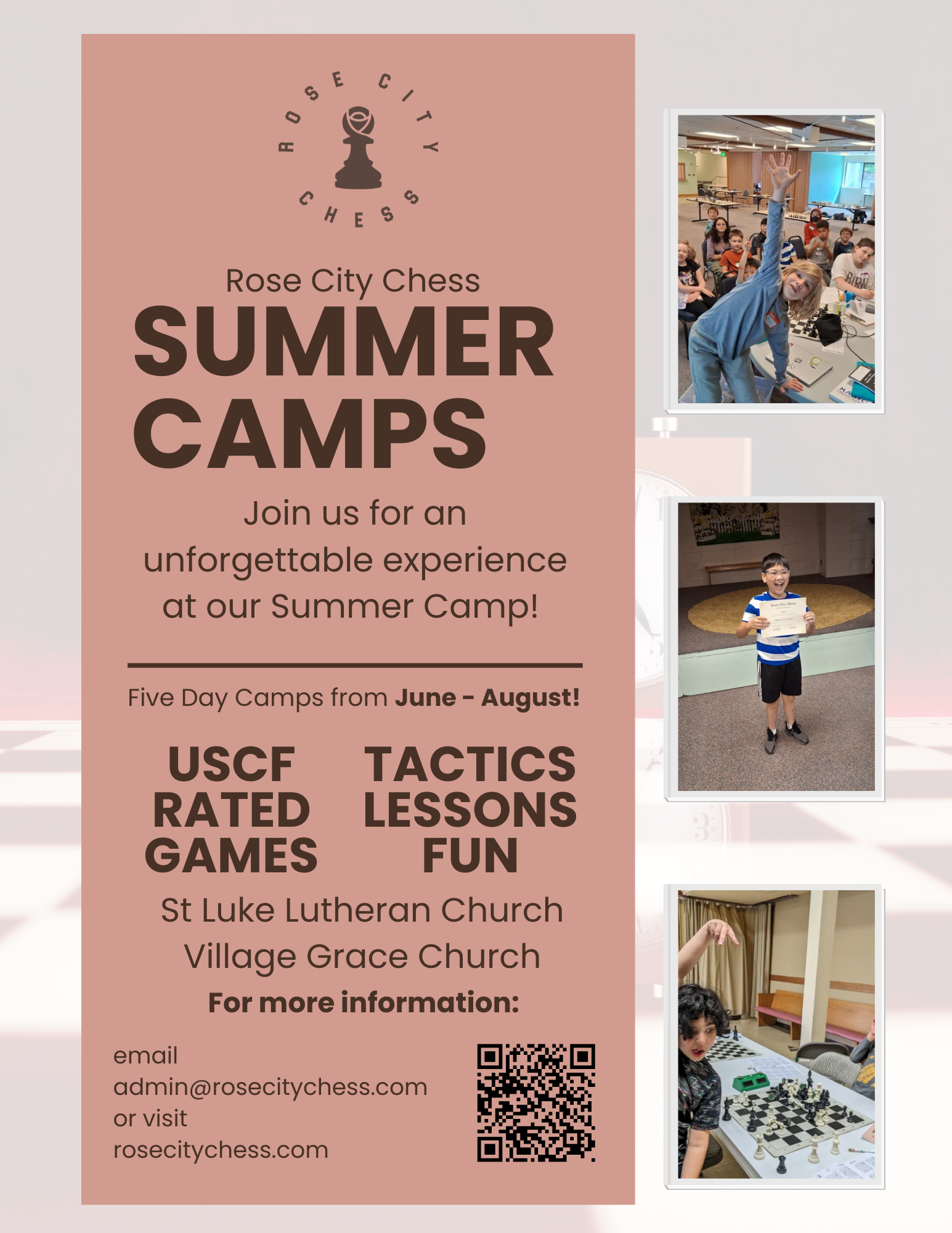 Beat the Coach: Chess Summer Camp