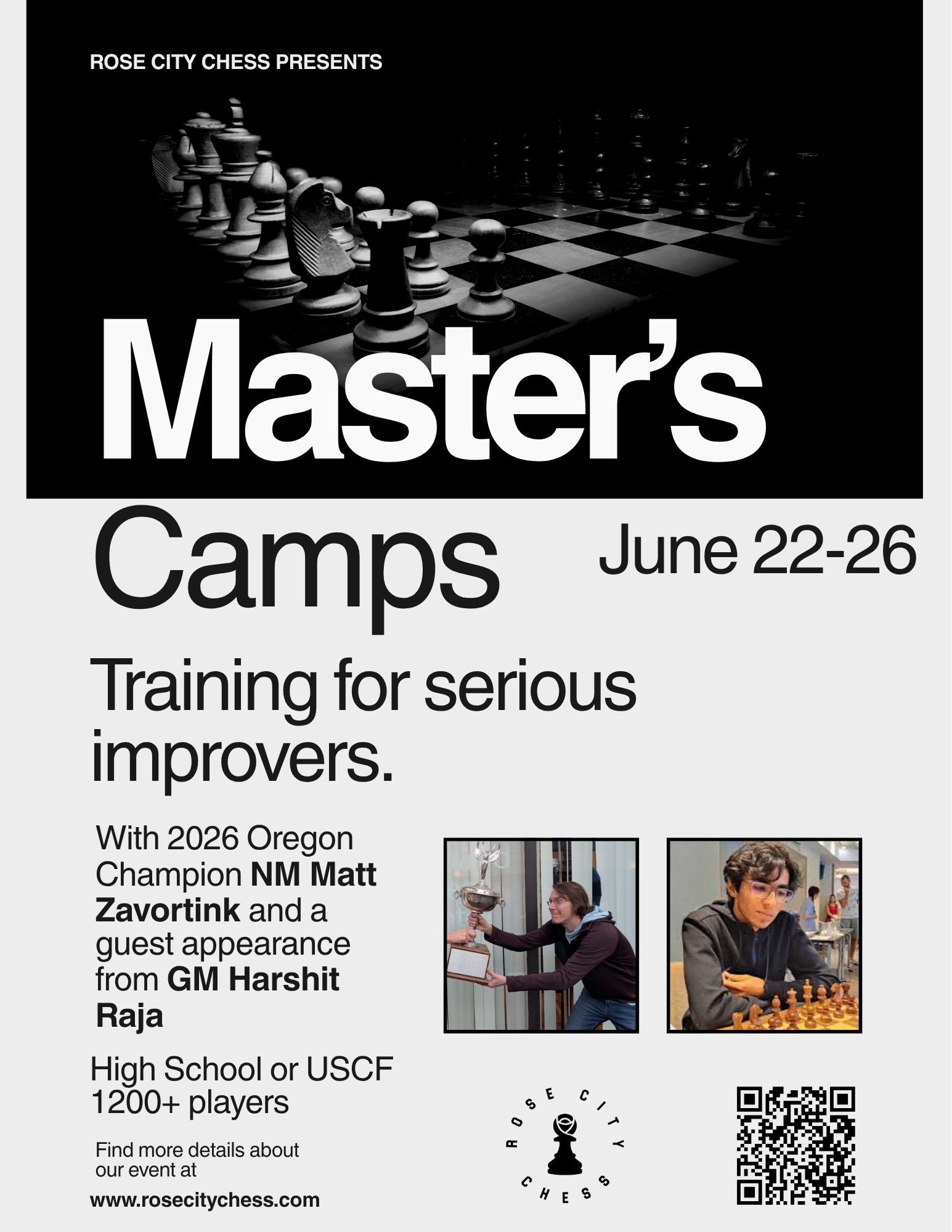 Master's Camp: Rose City Chess