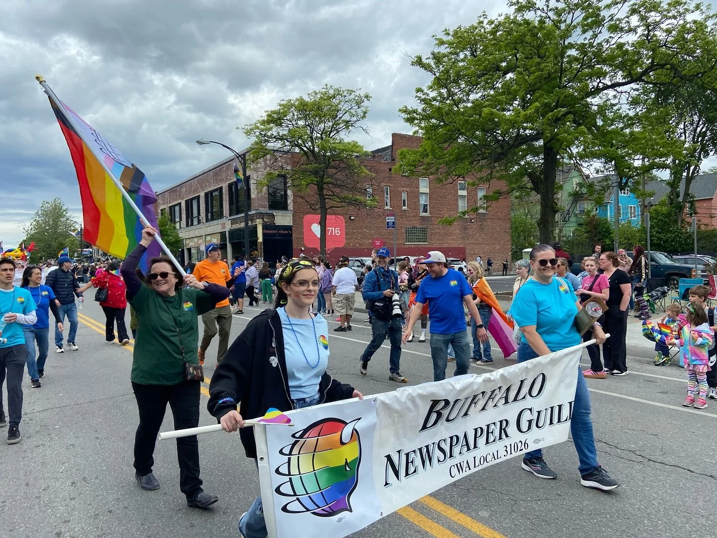 Happy Pride! As usual, we had a blast at today&rsquo;s Buffalo Pride Parade.