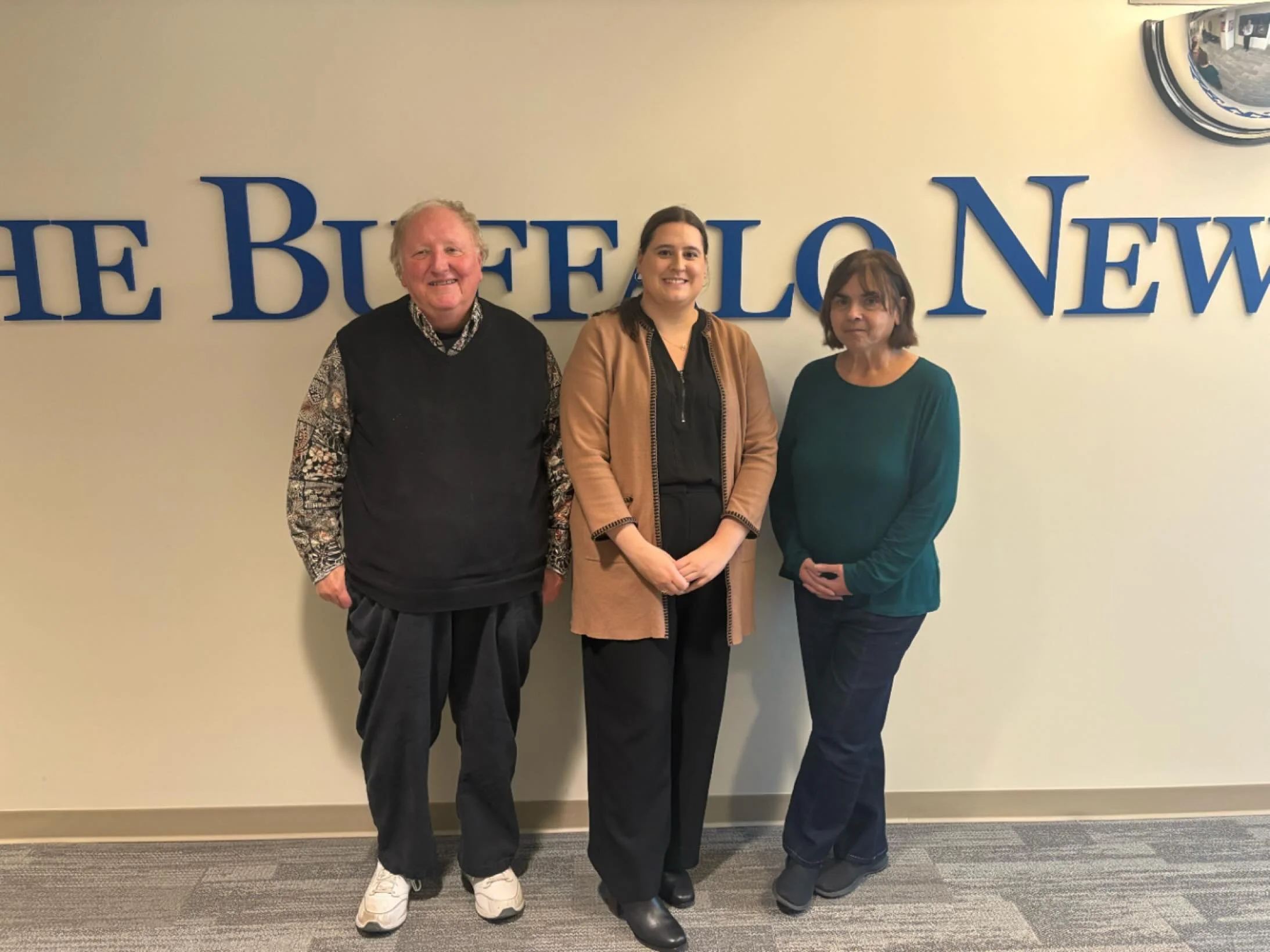 Due to more cost cutting by Lee Enterprises, the Buffalo Newspaper Guild is saying difficult goodbyes to four more members: Dale Anderson, Toni Ruberto, Natalie Brophy and Jamal Harris Jr. (not pictured). We thank Dale, Toni, Natalie and Jamal for th