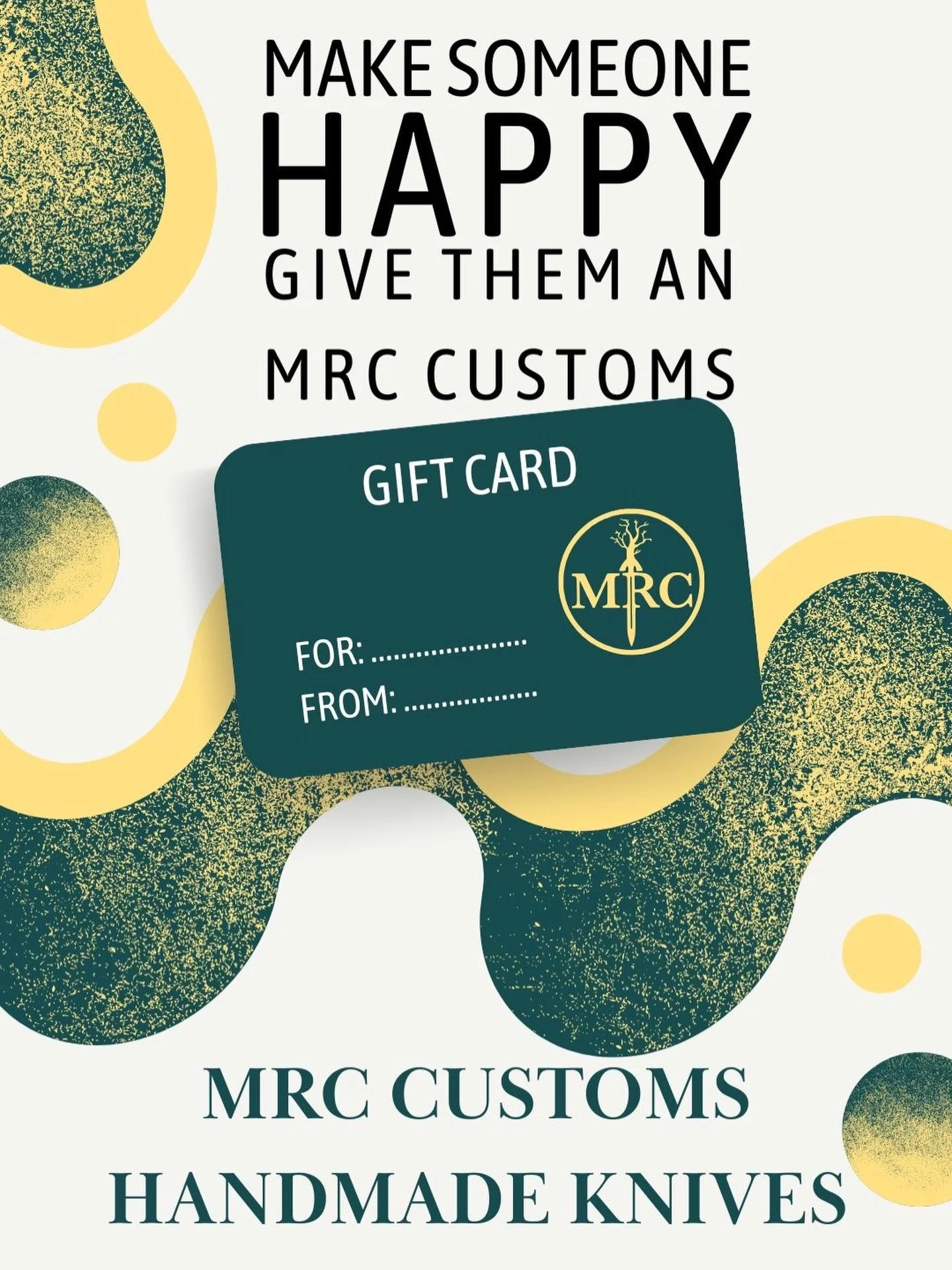 Who doesn&rsquo;t love a gift card!? Gift cards are now available on mrc-customs.com just in time for the holidays!
.
Not sure what you want to get for your beloved? Are your family members too picky and annoying to shop for? 
.
MRC Customs gift card