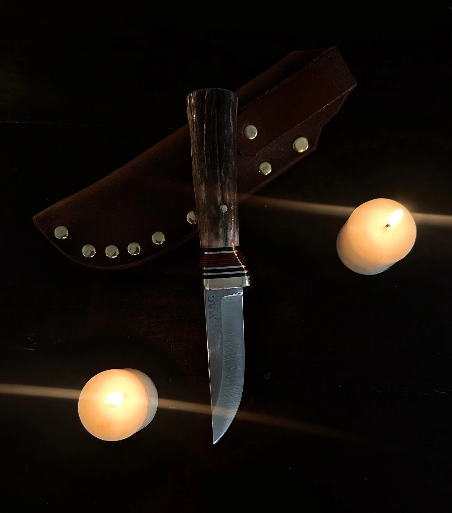 This piece was way more challenging than I expected. I had to redo a few parts, but I&rsquo;m very happy with the final product😎
.
CPM Magnacut Stainless Steel from @nj_steelbaron 
Micarta and Brass from @makermaterialsupply 
Pure Nickel Spacers fro