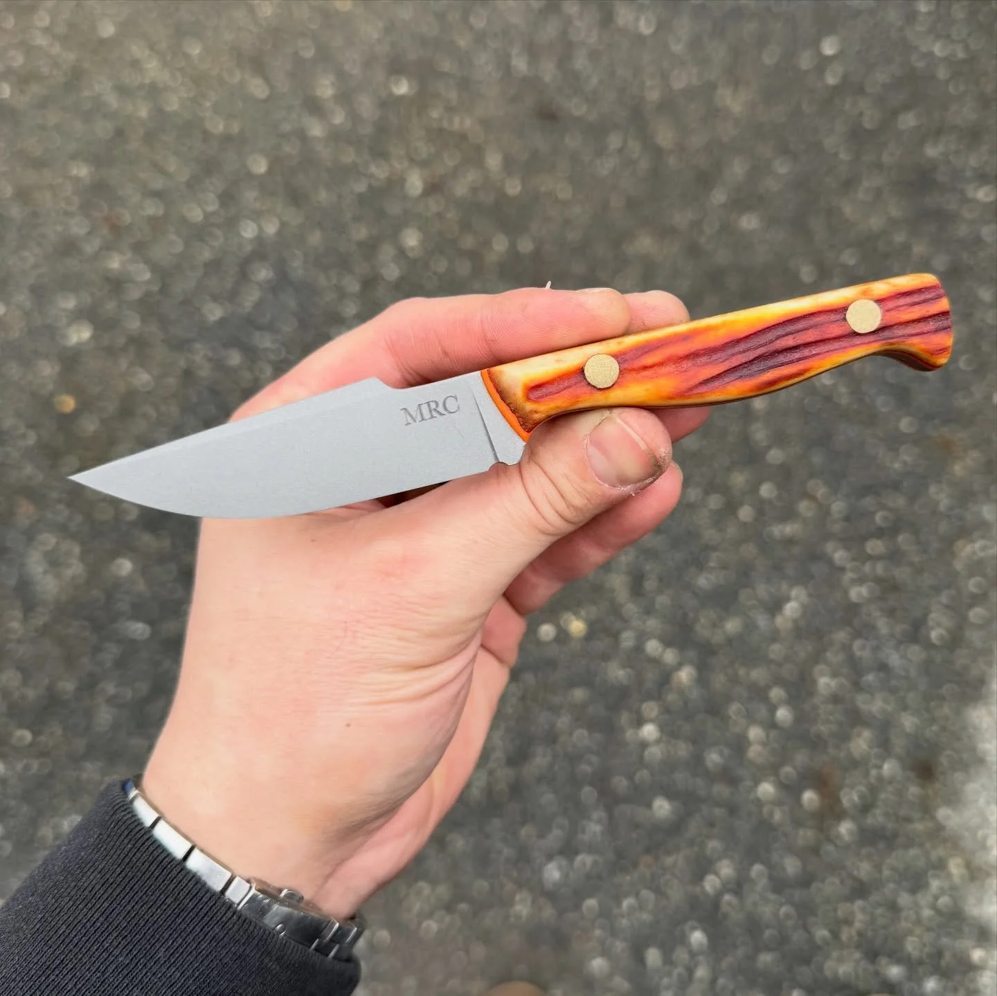 Take a gander at the second NWTF sponsorship piece👀 This Byrd will only be available at the upcoming @nwtf_highlands_chapter_nj banquet for @official_nwtf later this month!
.
Blasted Nitro-V Stainless from @nj_steelbaron 
Amber Jigged Bone from @pop