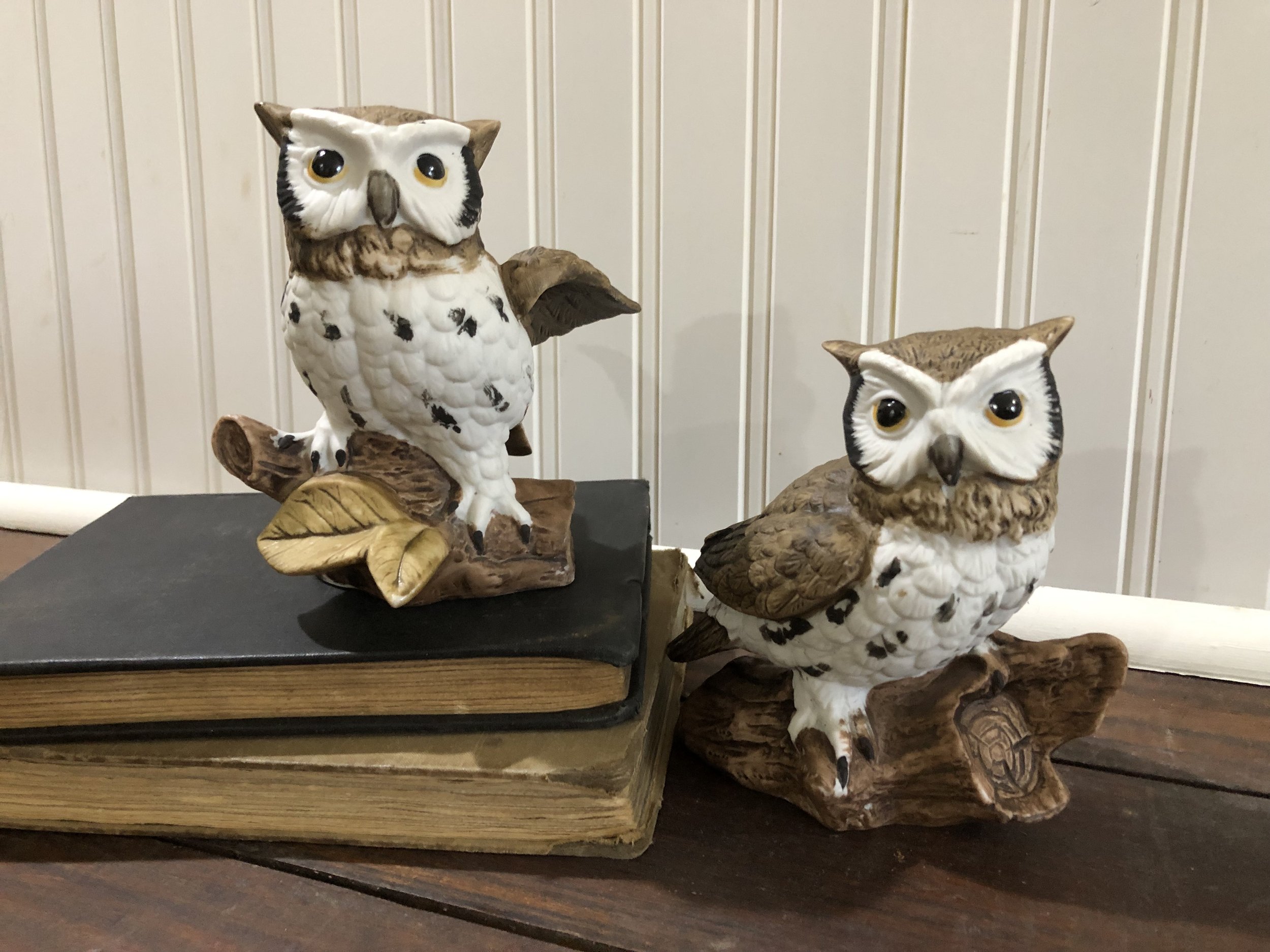 Set of Homeco owls