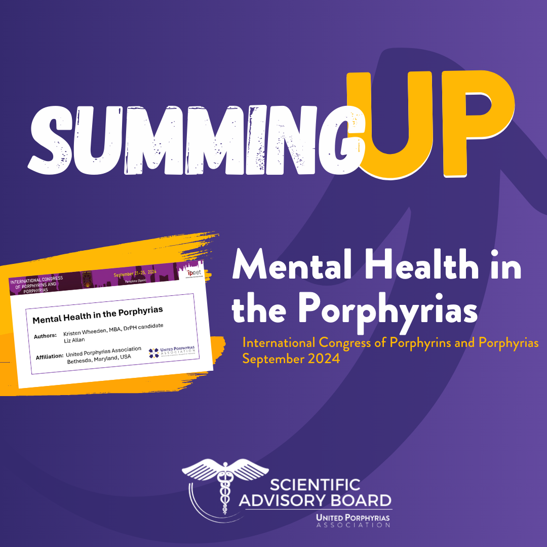 Mental Health in the Porphyrias