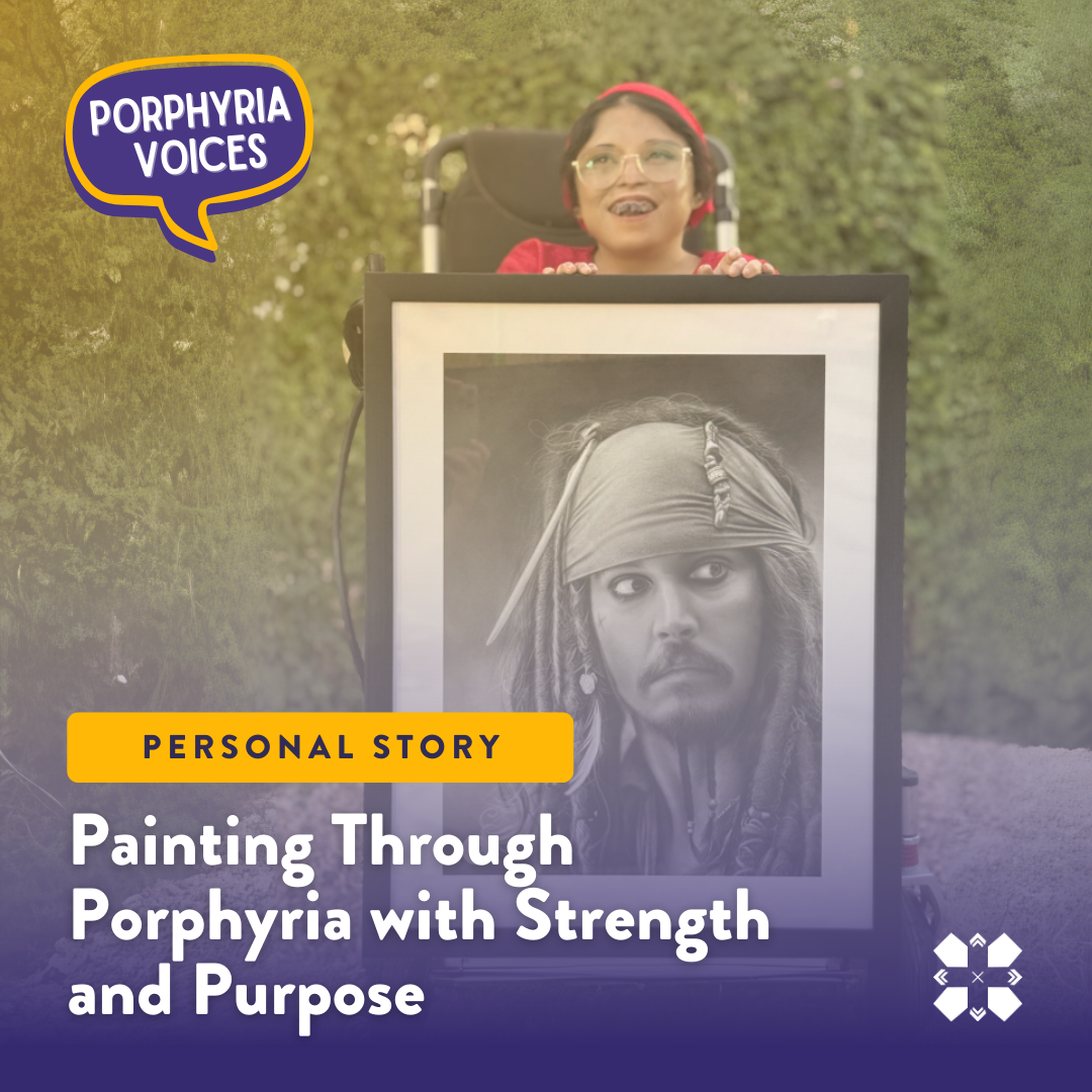 Aida's Art: Painting Through Porphyria with Strength and Purpose