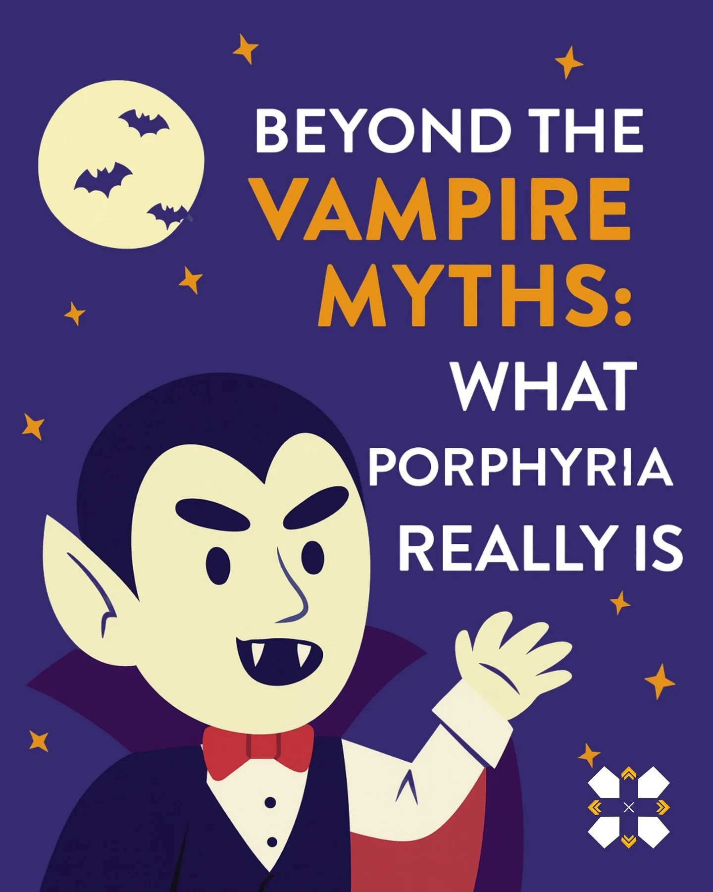 You might&rsquo;ve heard the vampire legends 🧛&zwj;♀️ &mdash; but porphyria is a real, complex group of rare diseases that go far beyond the myths. Let&rsquo;s use this spooky season to raise awareness, not misinformation.

👉Swipe through the carou