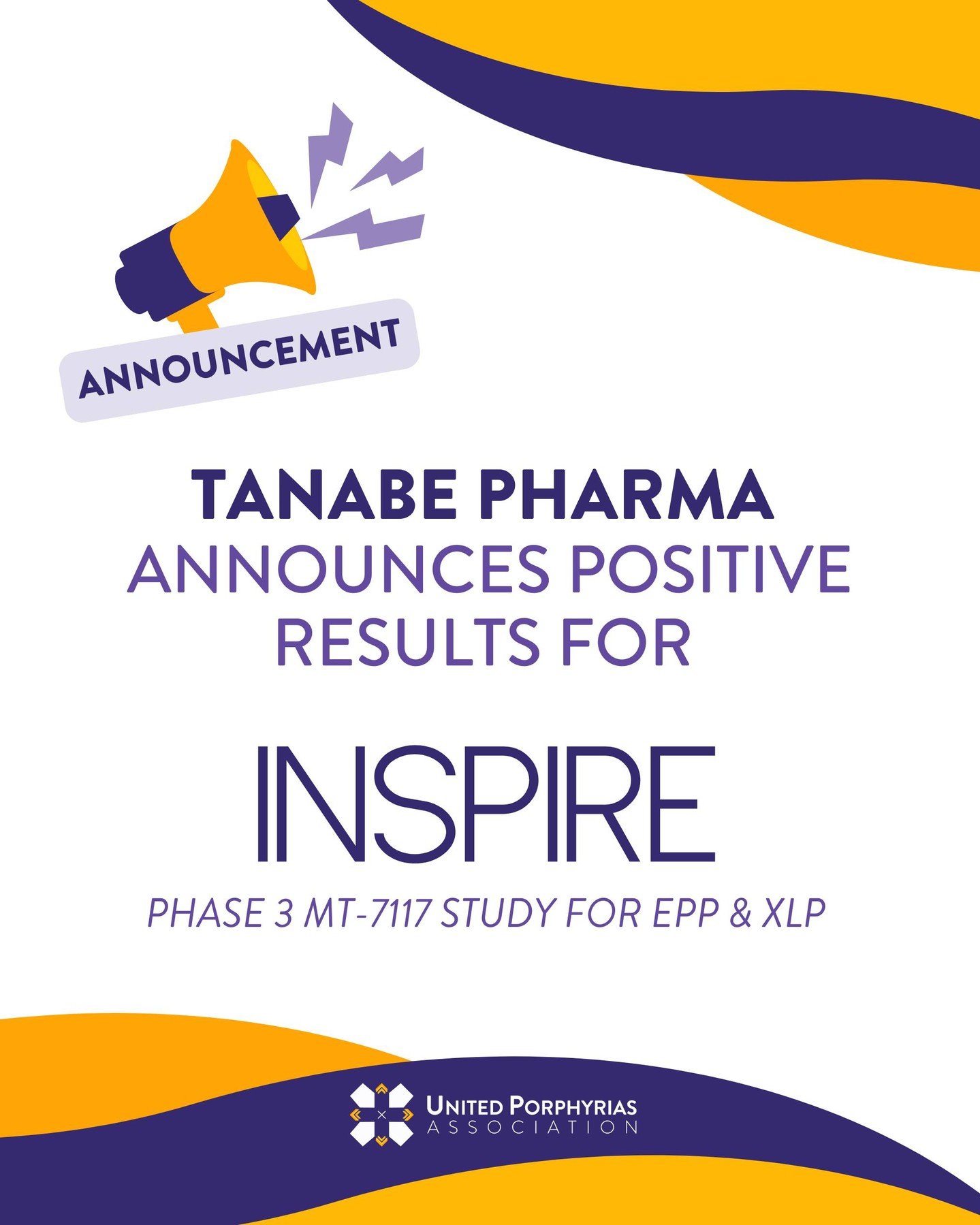 We&rsquo;re encouraged to share positive topline results from the INSPIRE Phase 3 trial for MT-7117 (dersimelagon), an oral investigational treatment for Erythropoietic Protoporphyria (EPP) and X-Linked Protoporphyria (XLP) ✨

The study met its prima