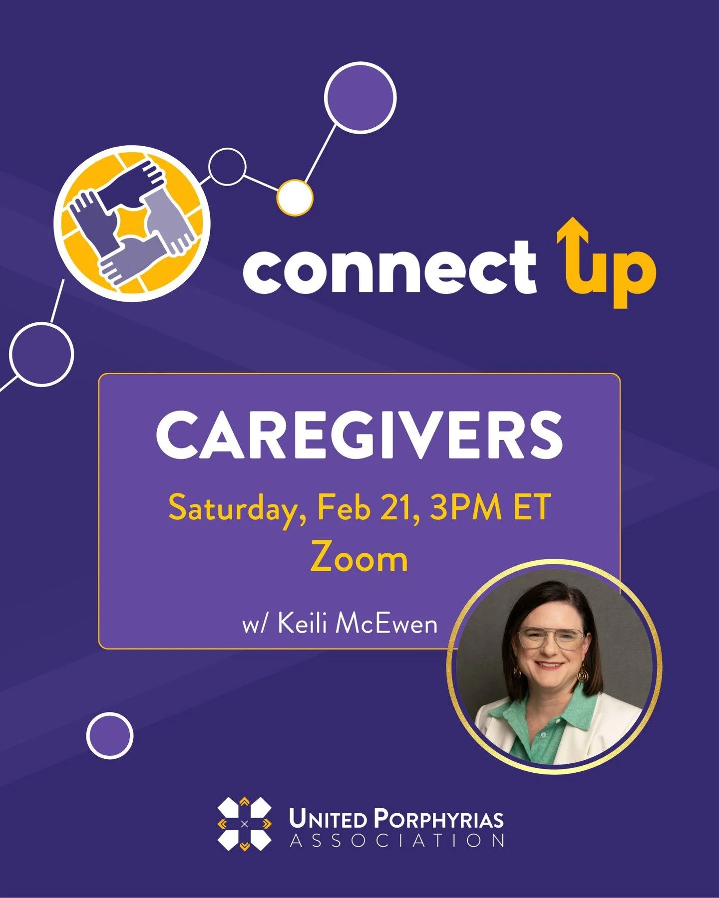 Caring for someone with porphyria comes with unique challenges, and you deserve support, too. We warmly invite you to join our upcoming Caregiver ConnectUp, a dedicated space for parents and caregivers of individuals living with porphyria. This sessi